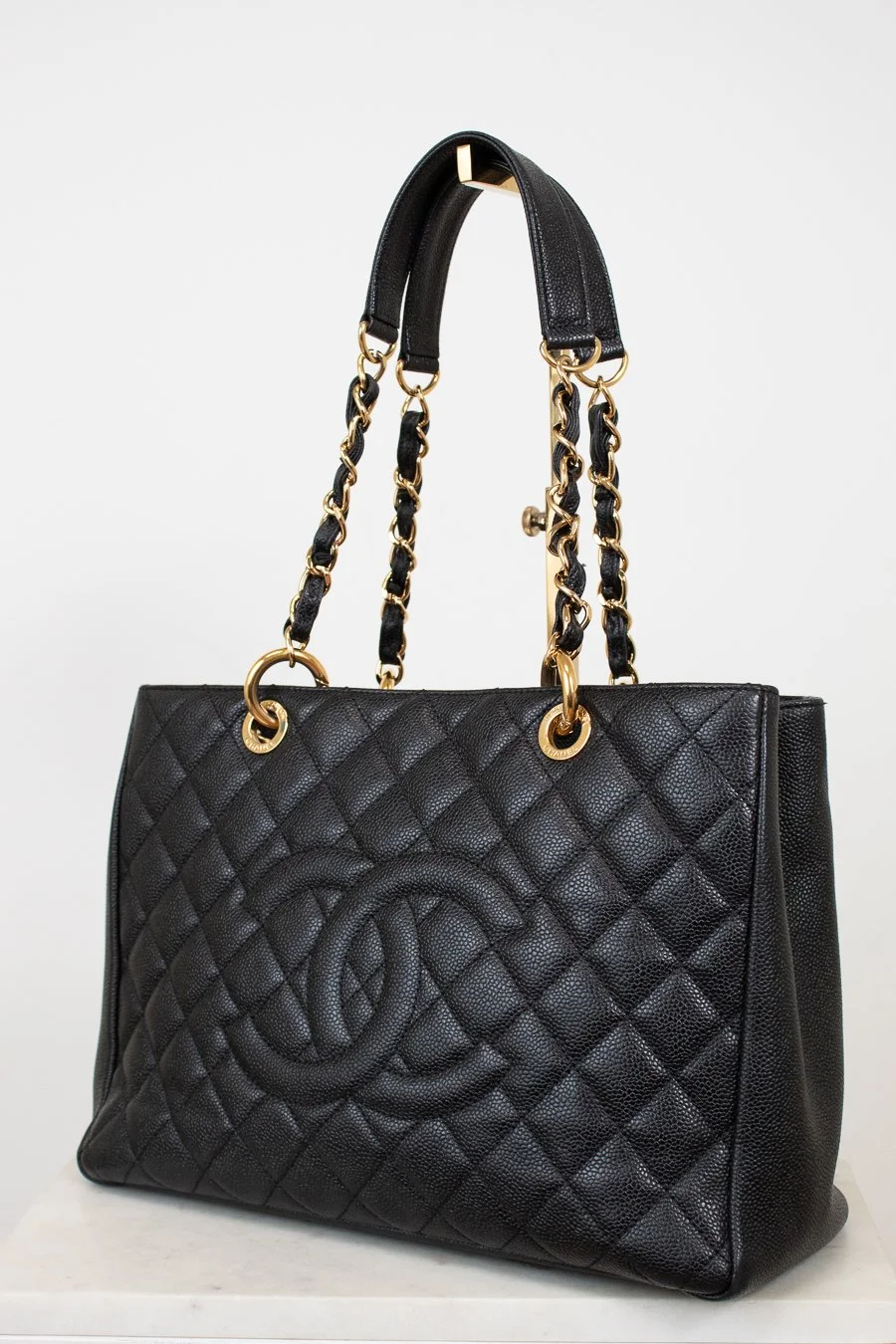 Caviar Sac Chanel Grand Format Caviar Grand Shopping Tote Bag
