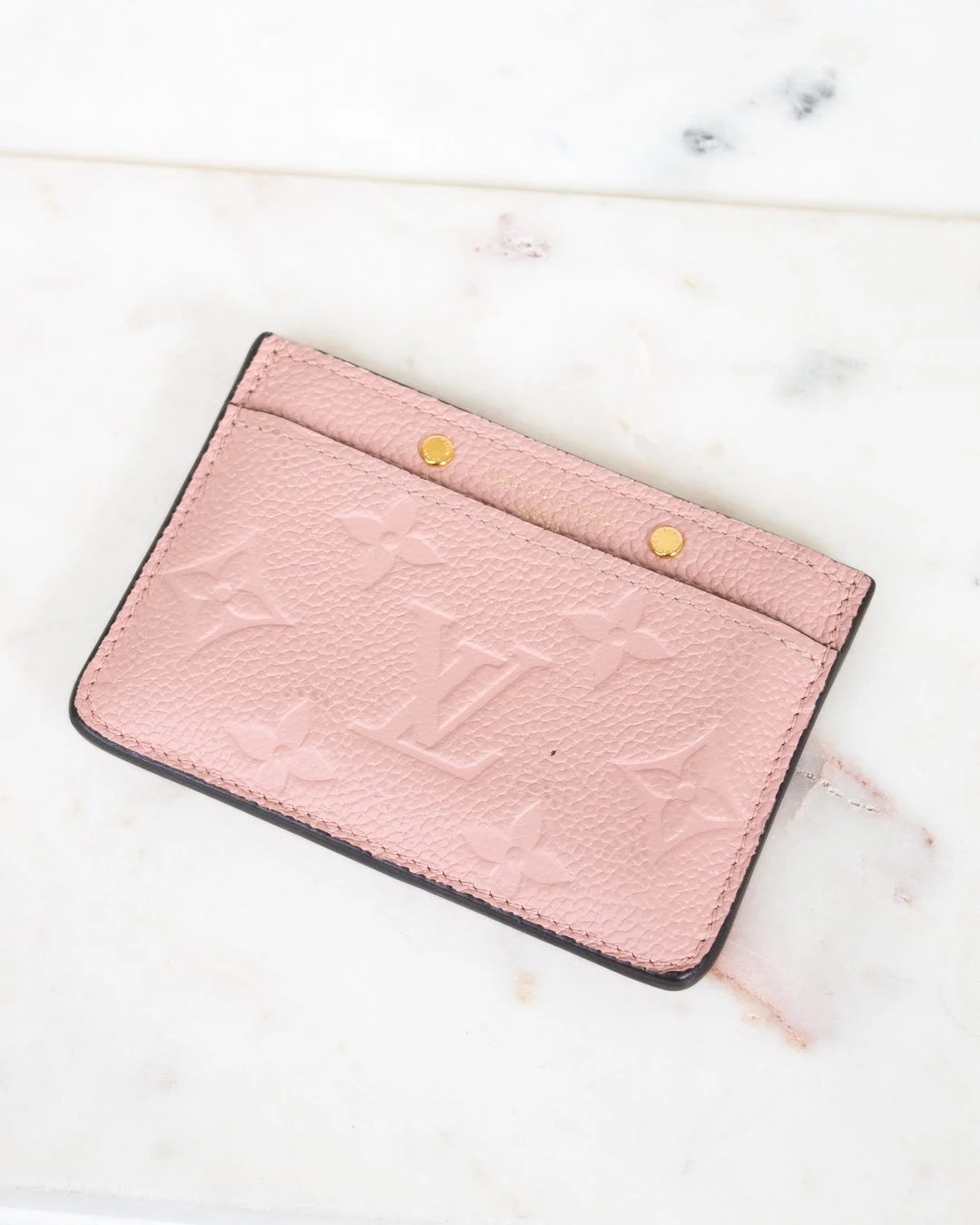 Louis Vuitton Empriente Rose Poudre Card Holder — Otra Vez Couture
