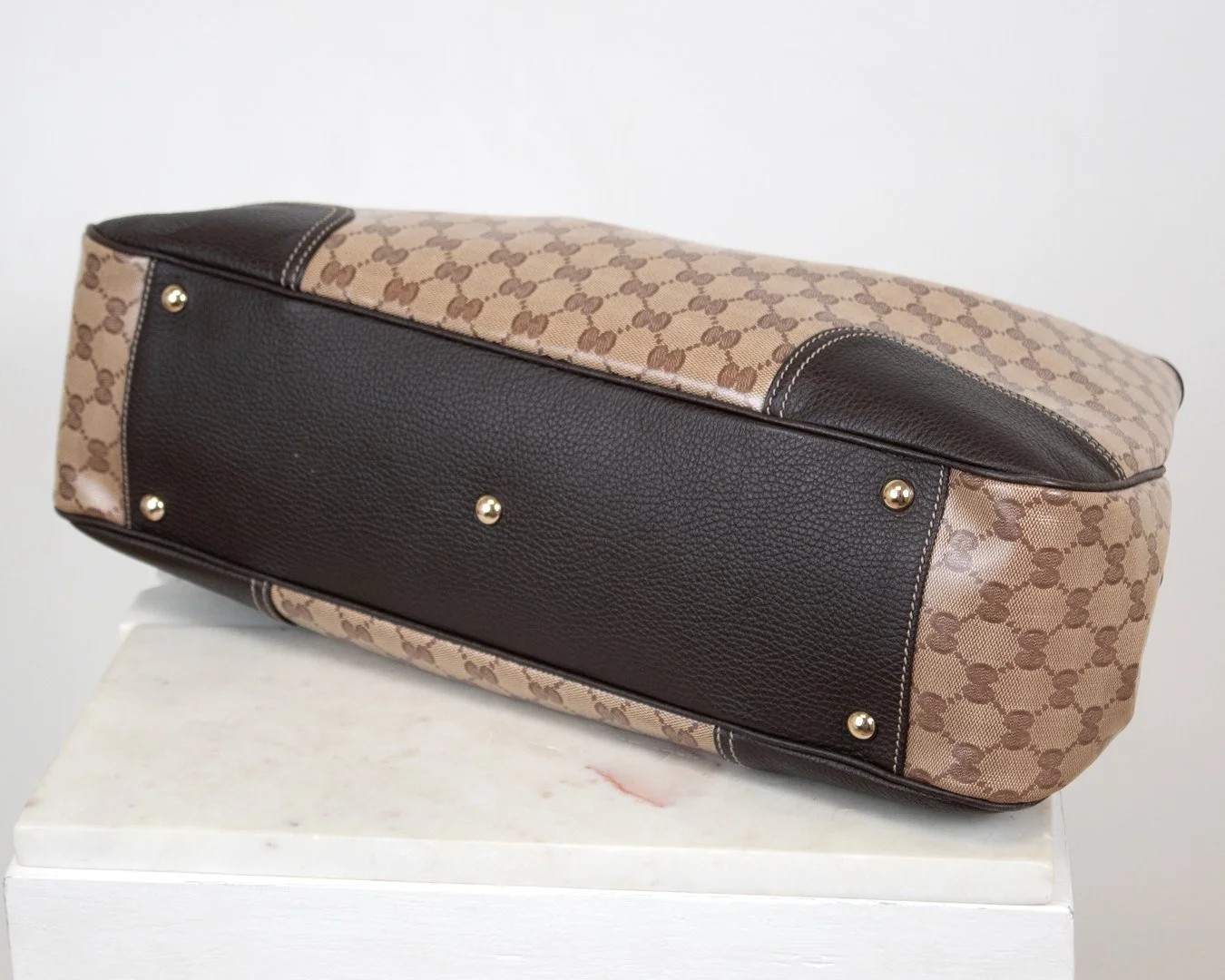 Gucci Original GG Crystal Canvas Tote — Otra Vez Couture Consignment
