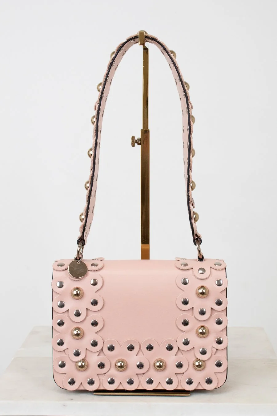 Pink Red Valentino Bags RED VALENTINO ROCK RUFFLES Shoulder Bag Nude  [Woman] Elsa Boutique
