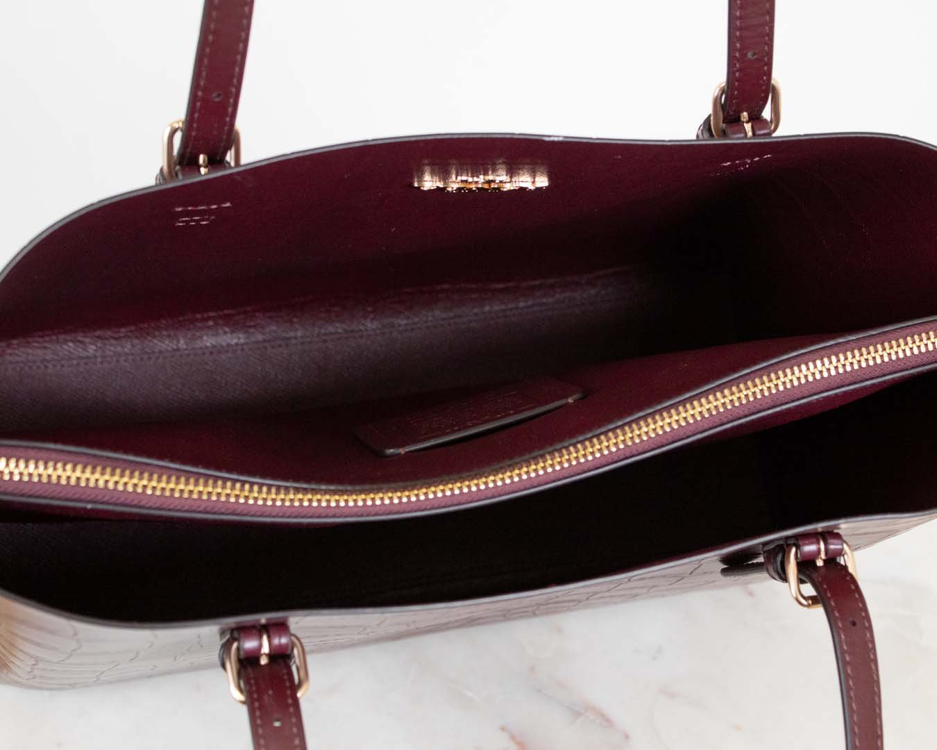 Coach Mollie Tote Bag in Crocodile-Embossed Leather Interior.jpg