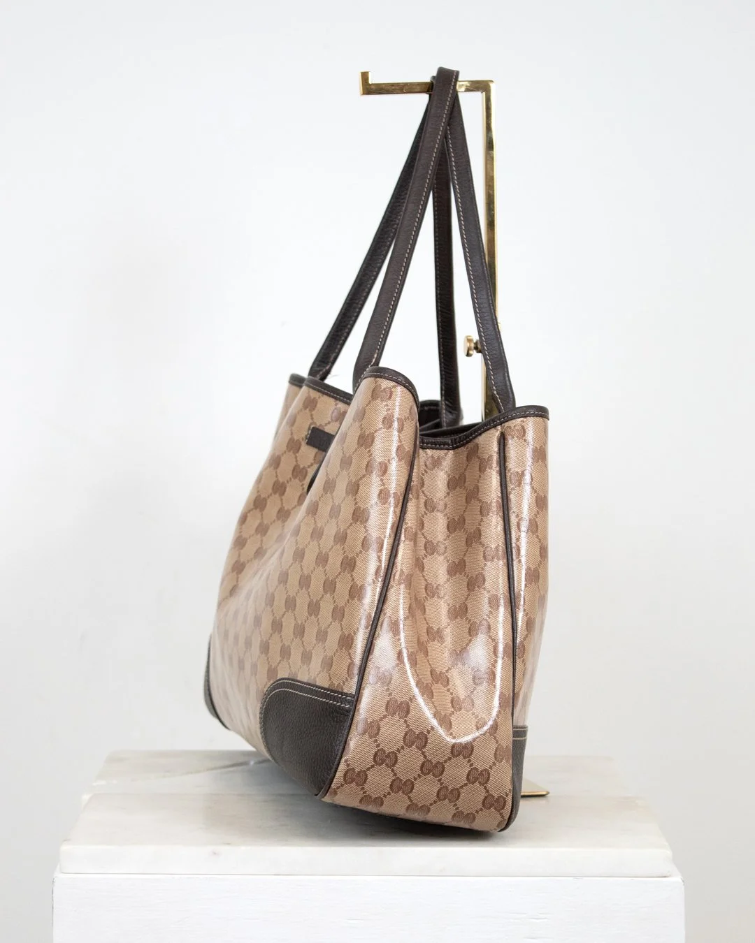 Gucci Original GG Crystal Canvas Tote — Otra Vez Couture Consignment