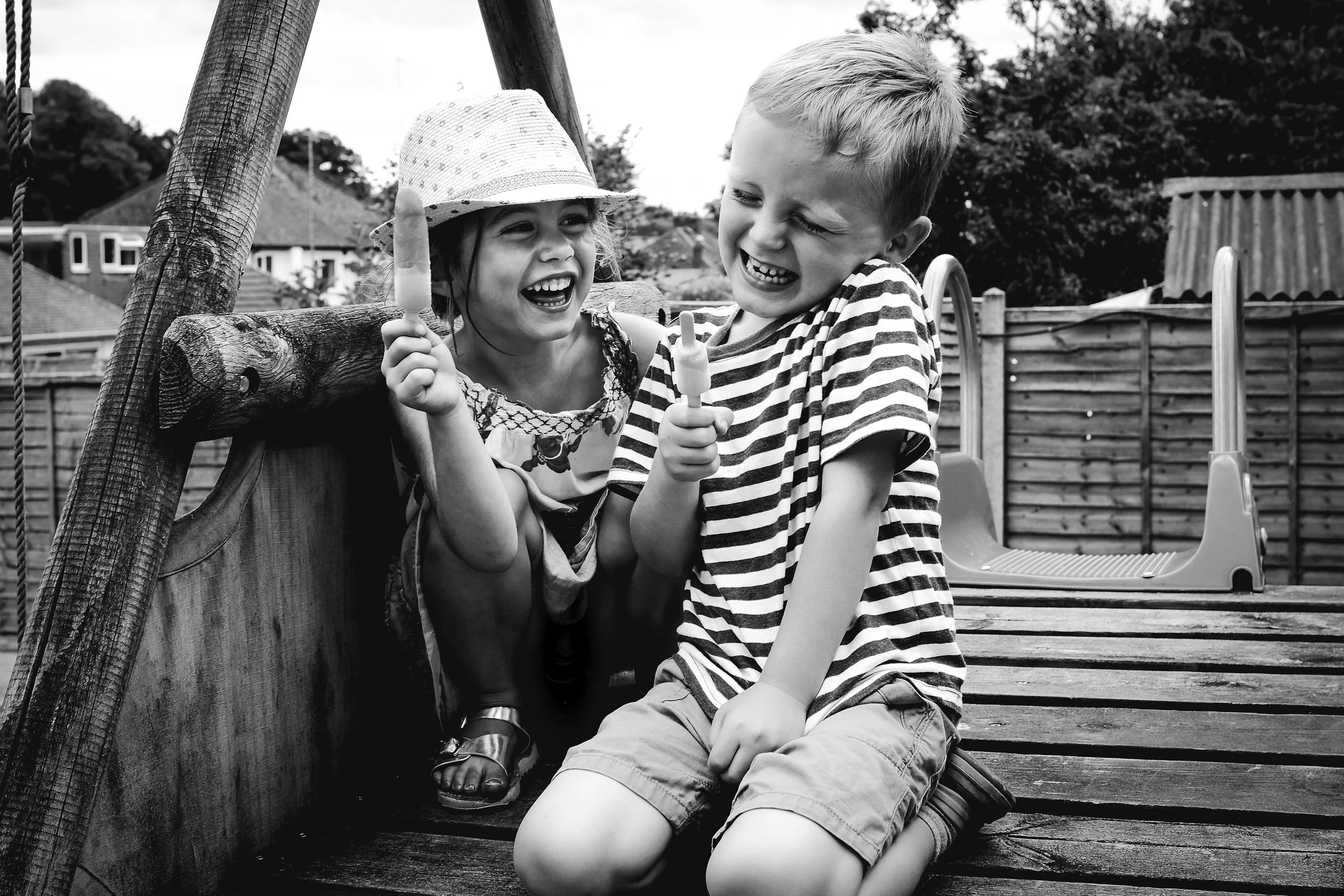 Henry and India, summer 2017