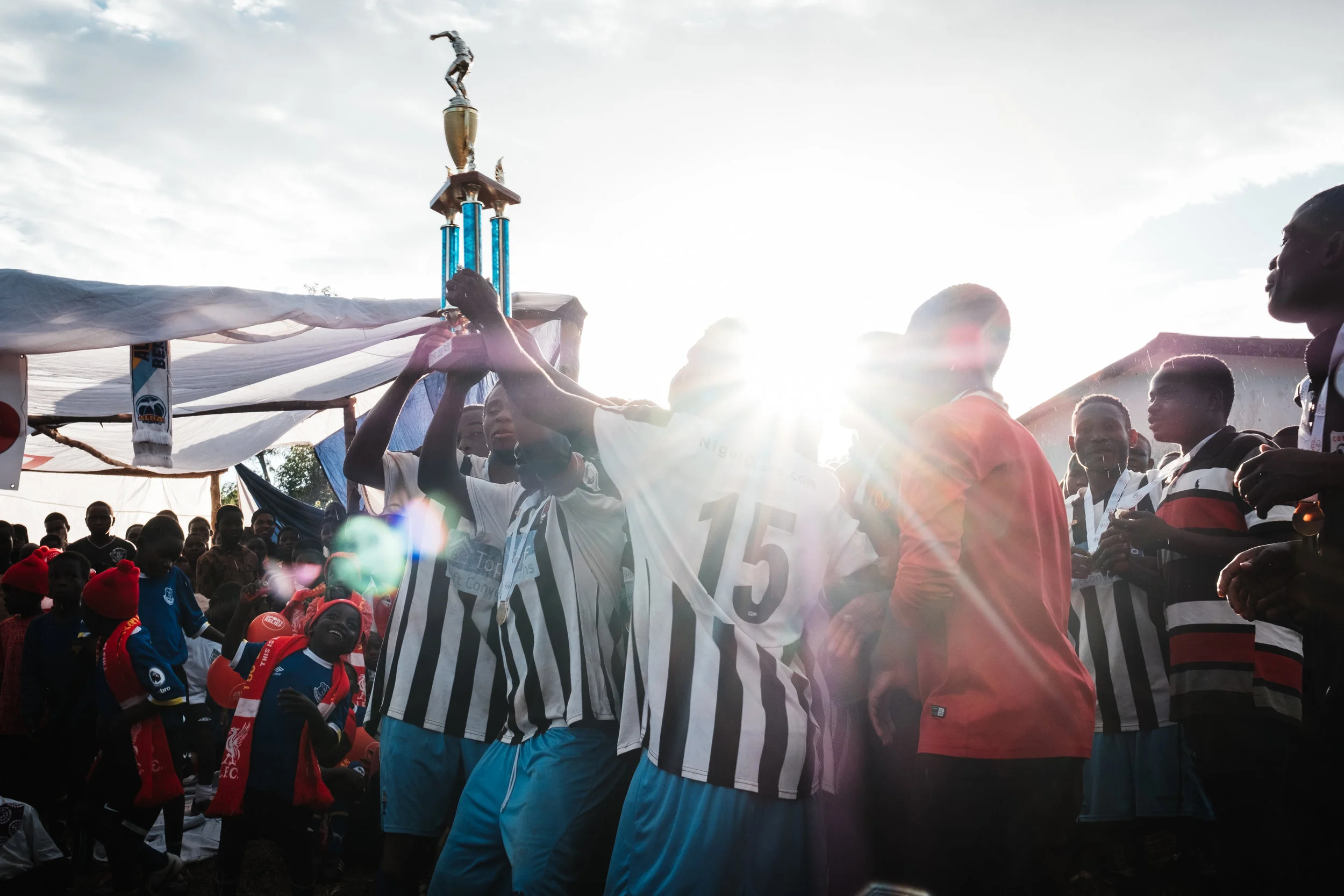 The winners of the 2018 FOMO Trophy, Kumwamba Centre who beat Namijingo Centre in the final