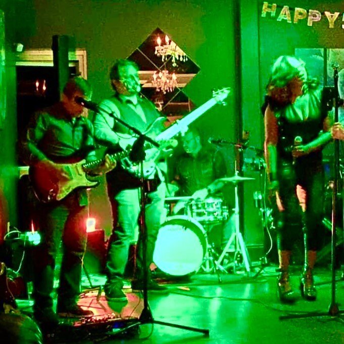 Our first gig since March. It was SO good to play again! Private birthday party at @grapeandagave tonight #livemusic #charlottemusic #barnburners #charlotteweddings #rocknroll #soul #blues