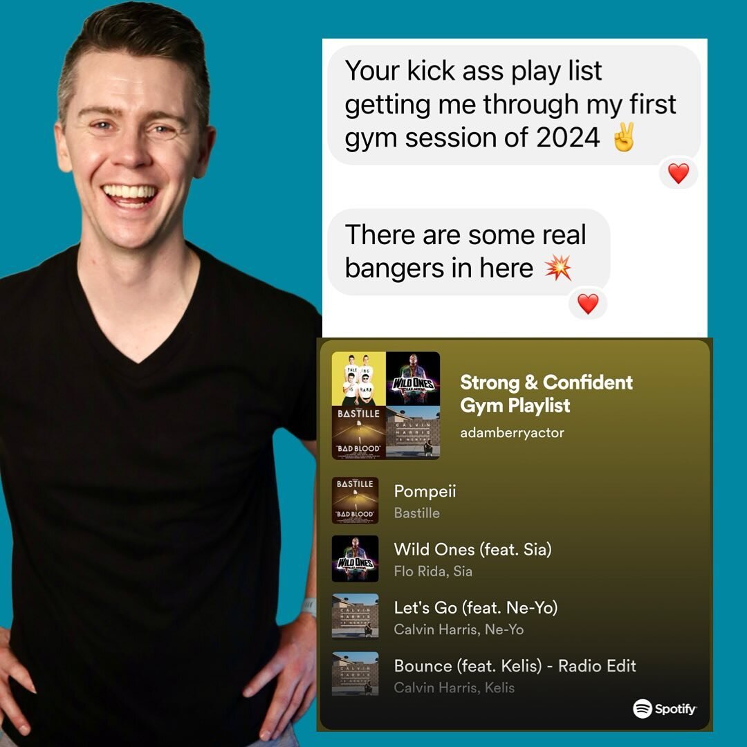 I have been telling you for a while now that I own the greatest gym playlist on the planet. 

And here is more proof. 

What a beautiful DM from one of my friends. 

If you want to see what is making everyone fall in love the music they are listening