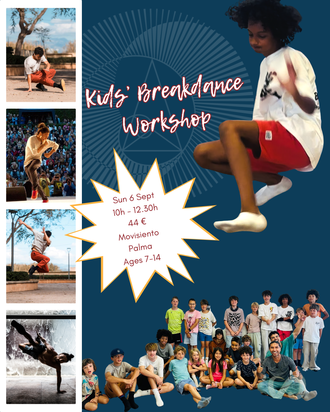 Kids' Breakdance Workshop w Daniel and Damían