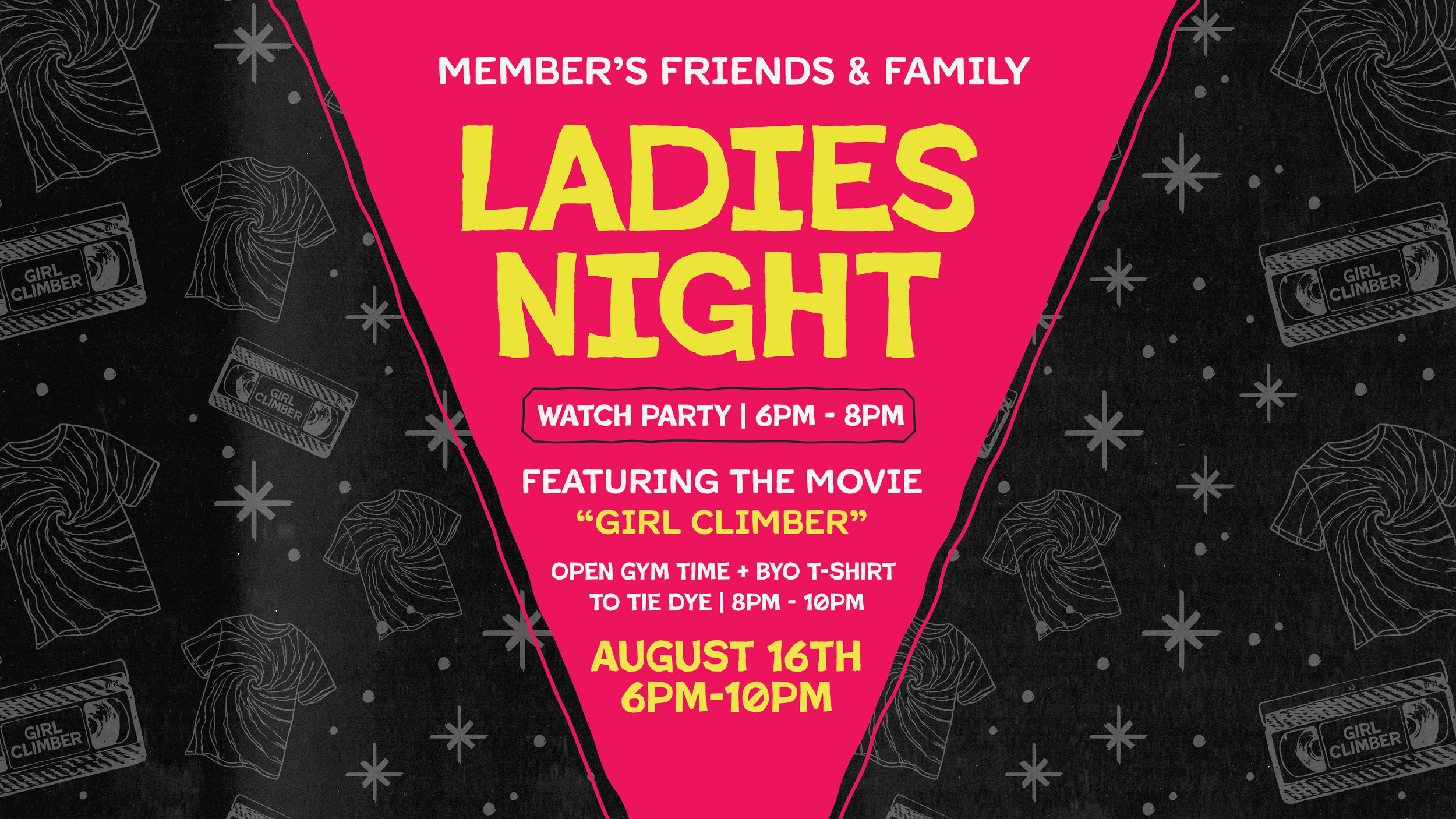 Ladies Night: Movie Night, Climbing, &amp; Crafts