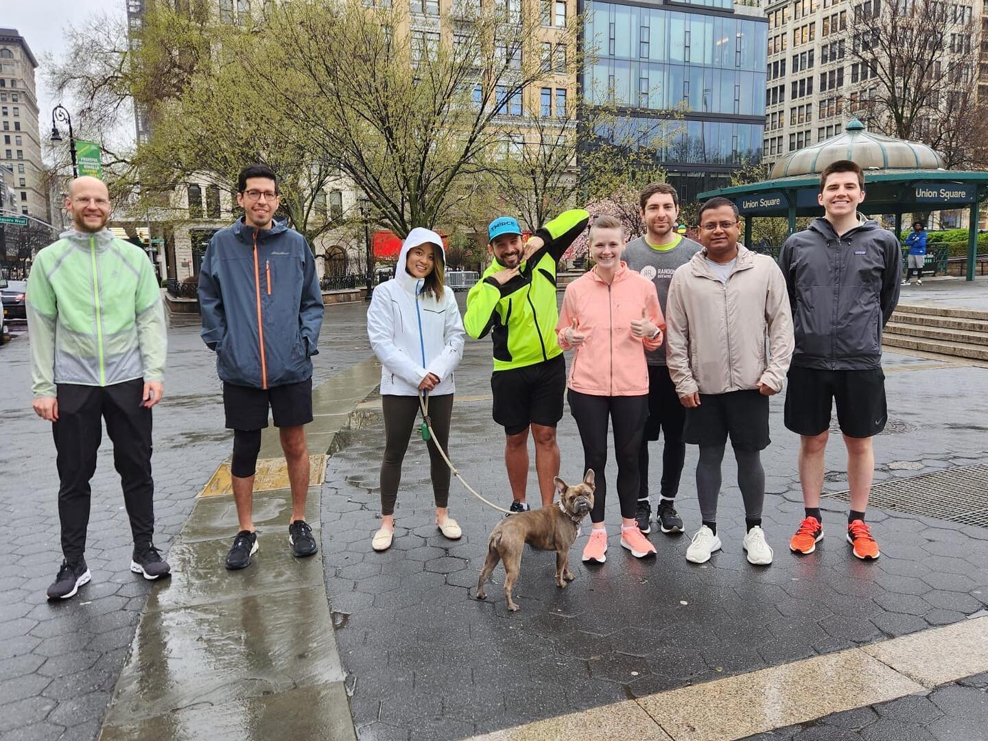 Saturday runs are best when we have a pup celebrity appearance!