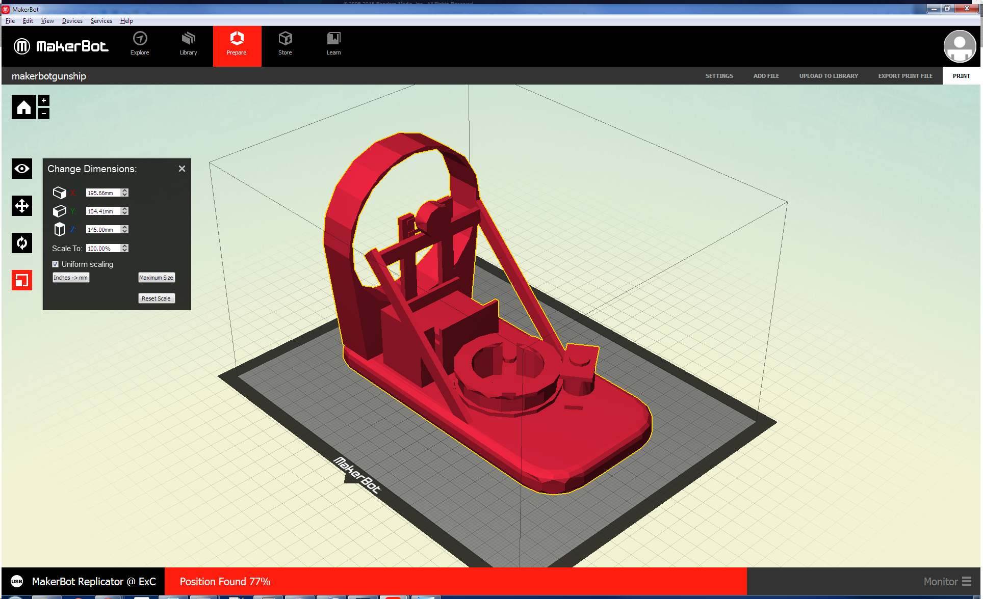 3-D Print Program