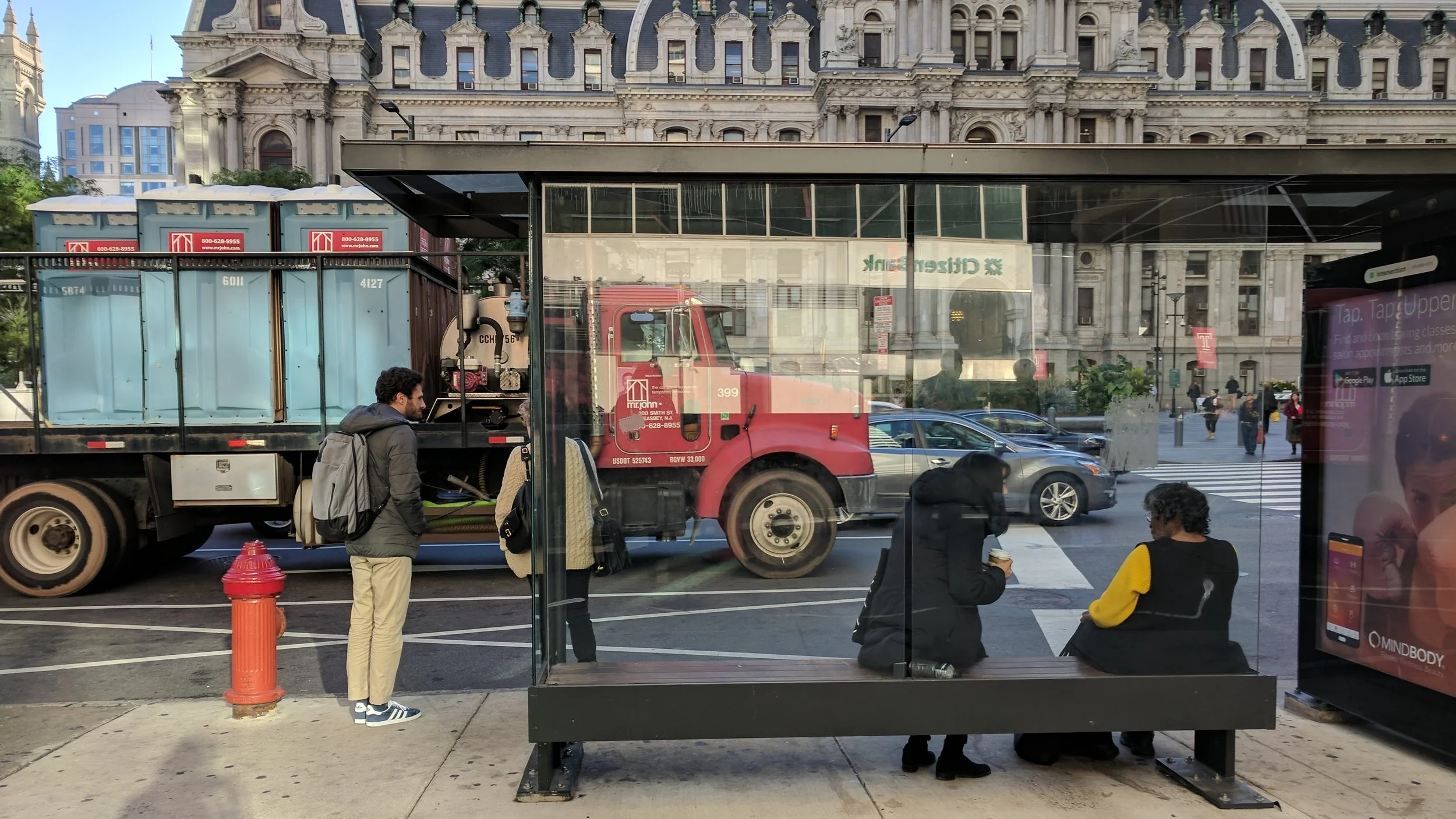 Early morning intercepts with public transit riders helped us understand what urban experiences looked and felt like in practice.