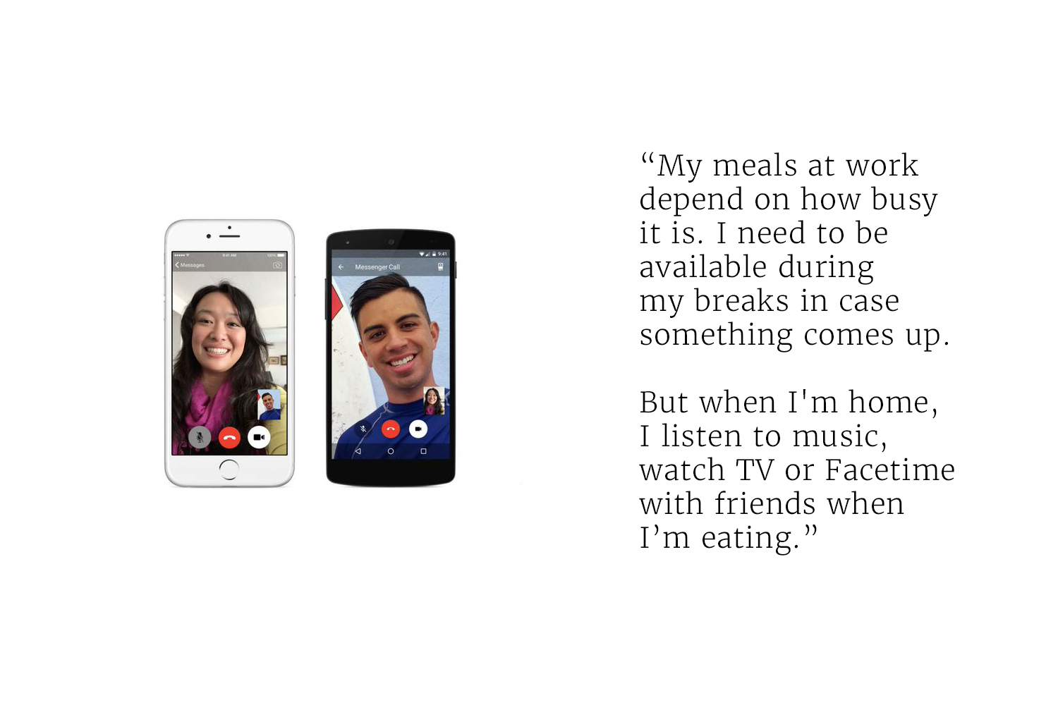 MEAL TIMES ARE AN OPPORTUNITY TO SOCIALIZE AND RELAX.