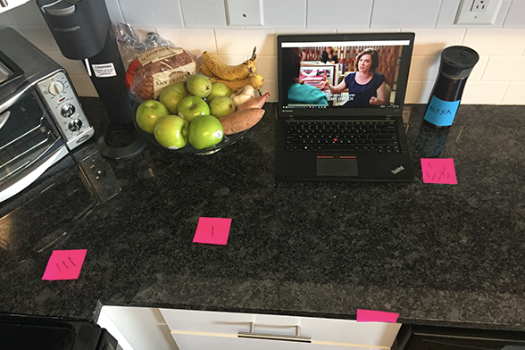 IN OUR SECOND ROUND OF TESTING, WE WANTED TO KNOW IF THE PROGRESS BUTTON SHOULD BE STATIC OR PORTABLE.