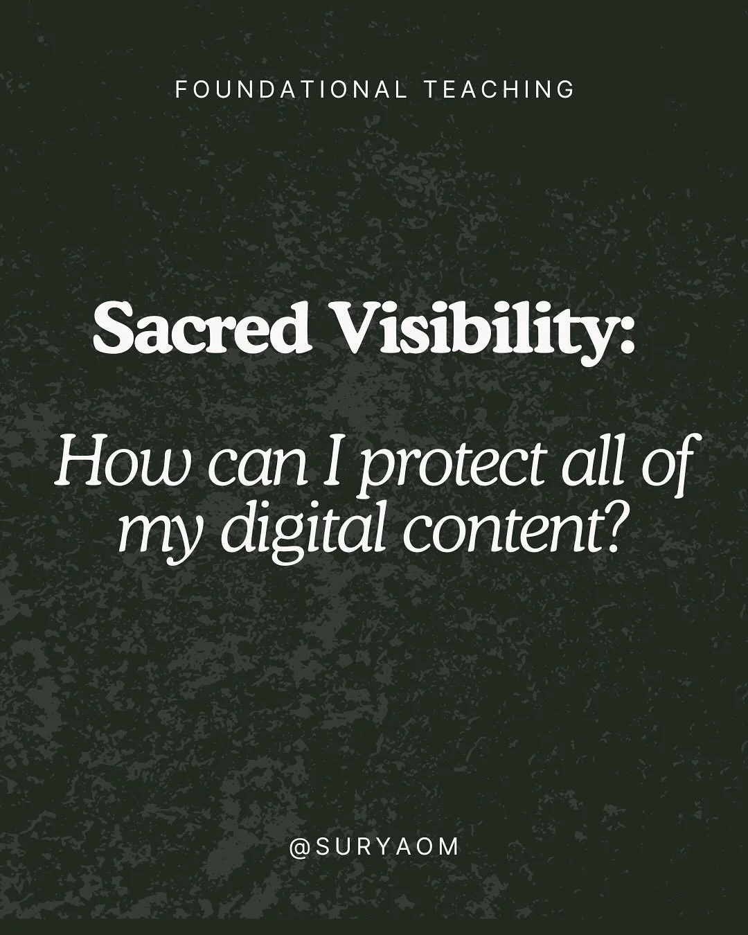 Your words, your image, your presence online carry energy &mdash; they ripple out into the world long after you hit &ldquo;post.&rdquo; 🌙

This is why I share about sigils: intentional symbols charged with prayer and protection. A sigil acts as a fi