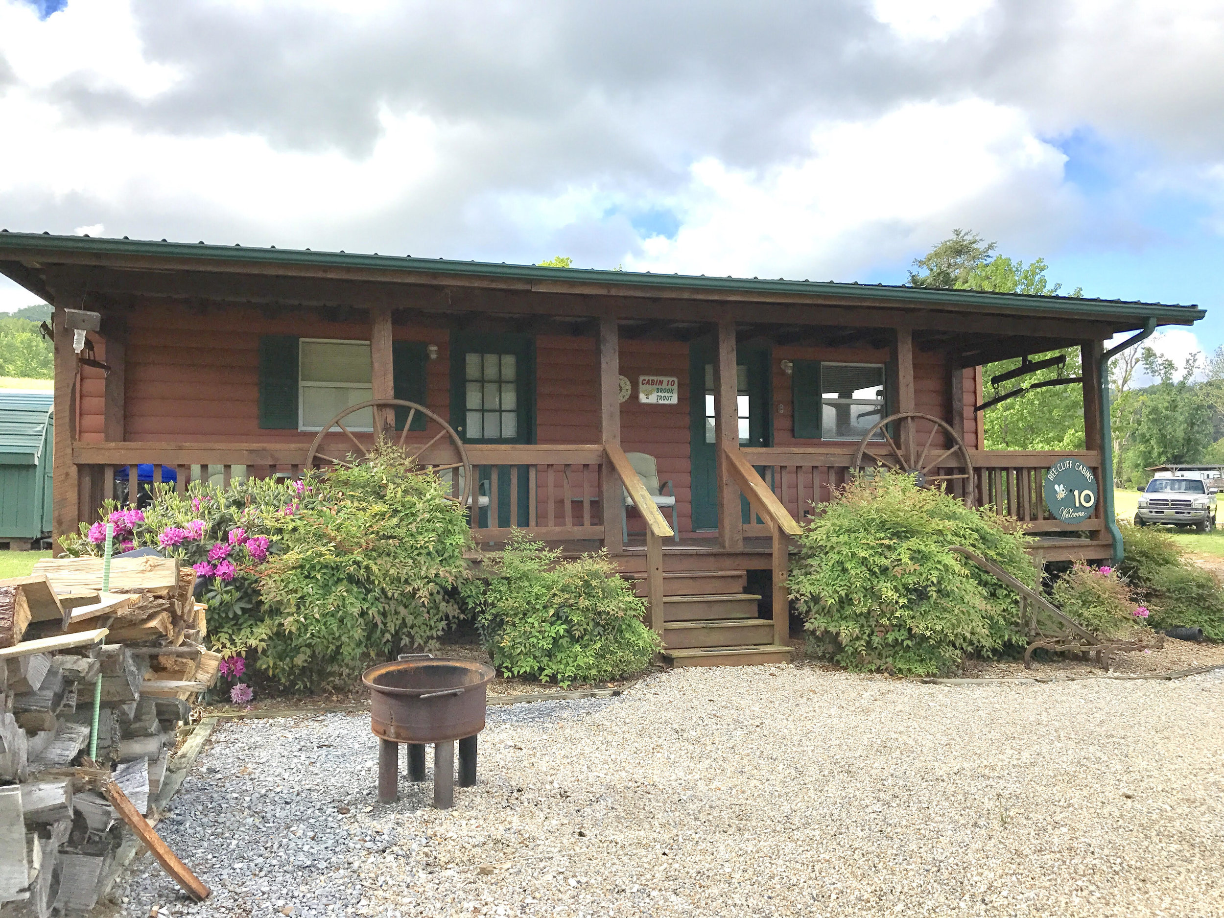 Brook Trout Cabin with Rhododendron
