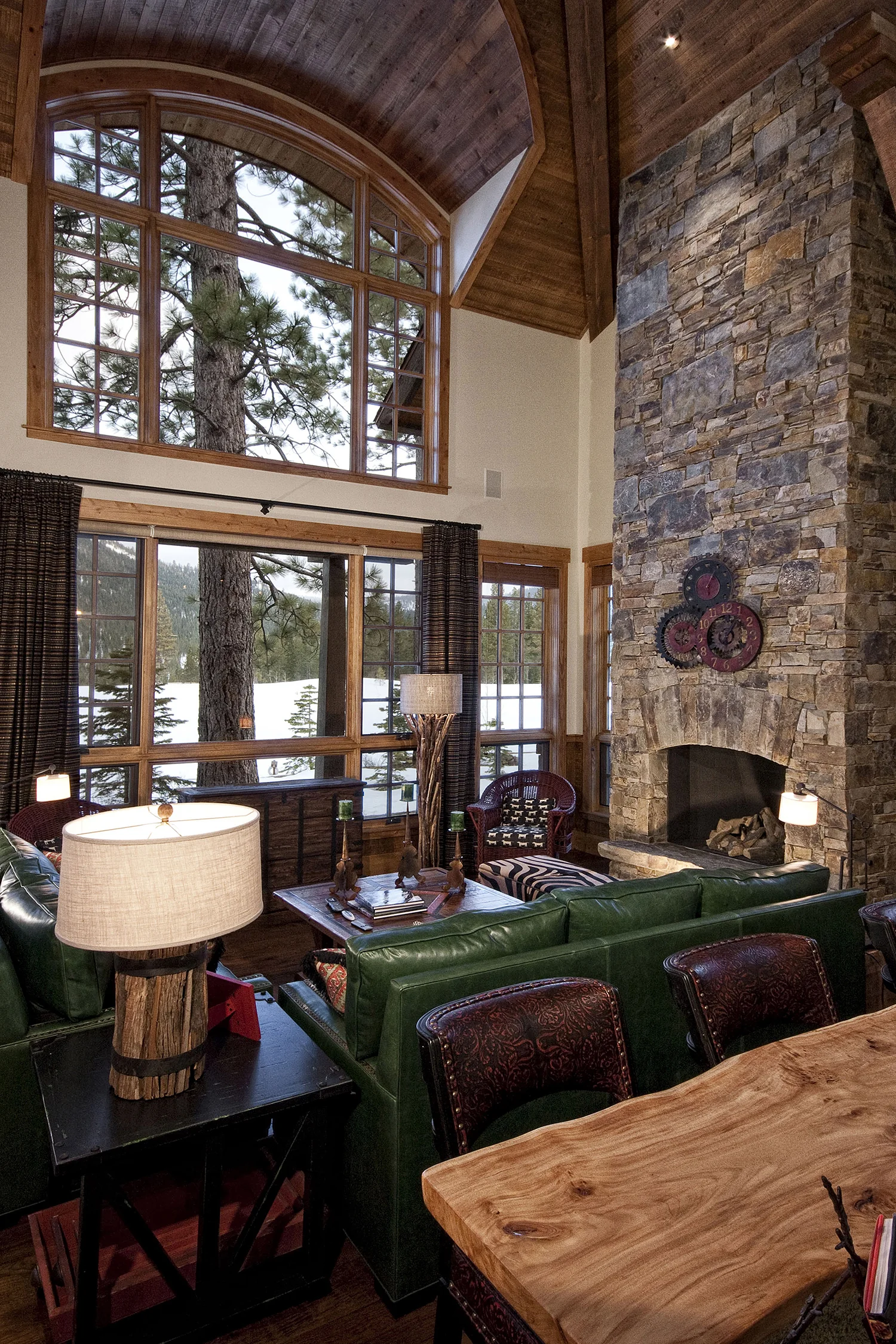 Lot 296_Great Room_Arched Wood Ceiling_Masonry_Fireplace.jpg