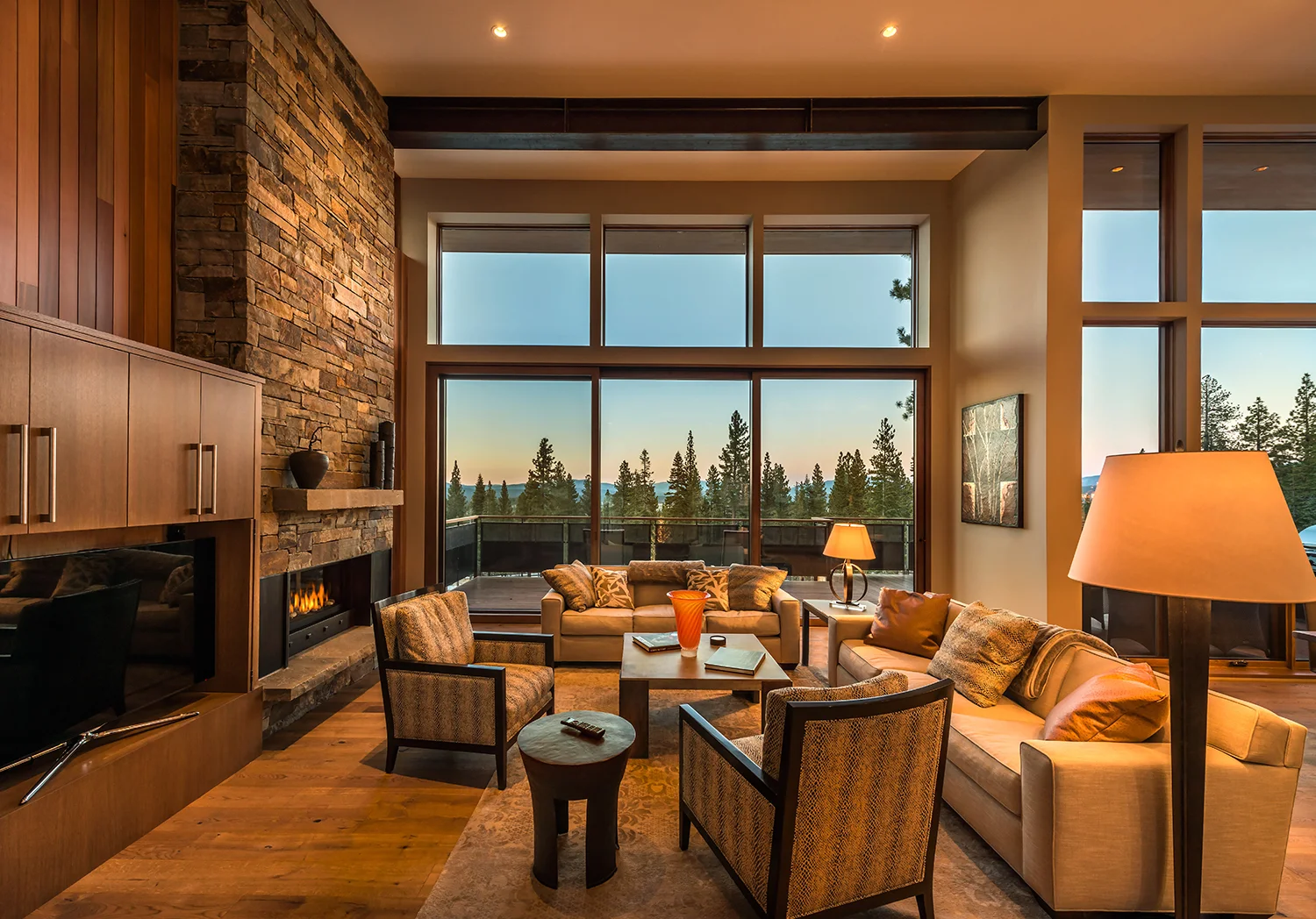 Lot 588_Great Room View_Wood Paneling_Masonry_Dining Chandelier.jpg