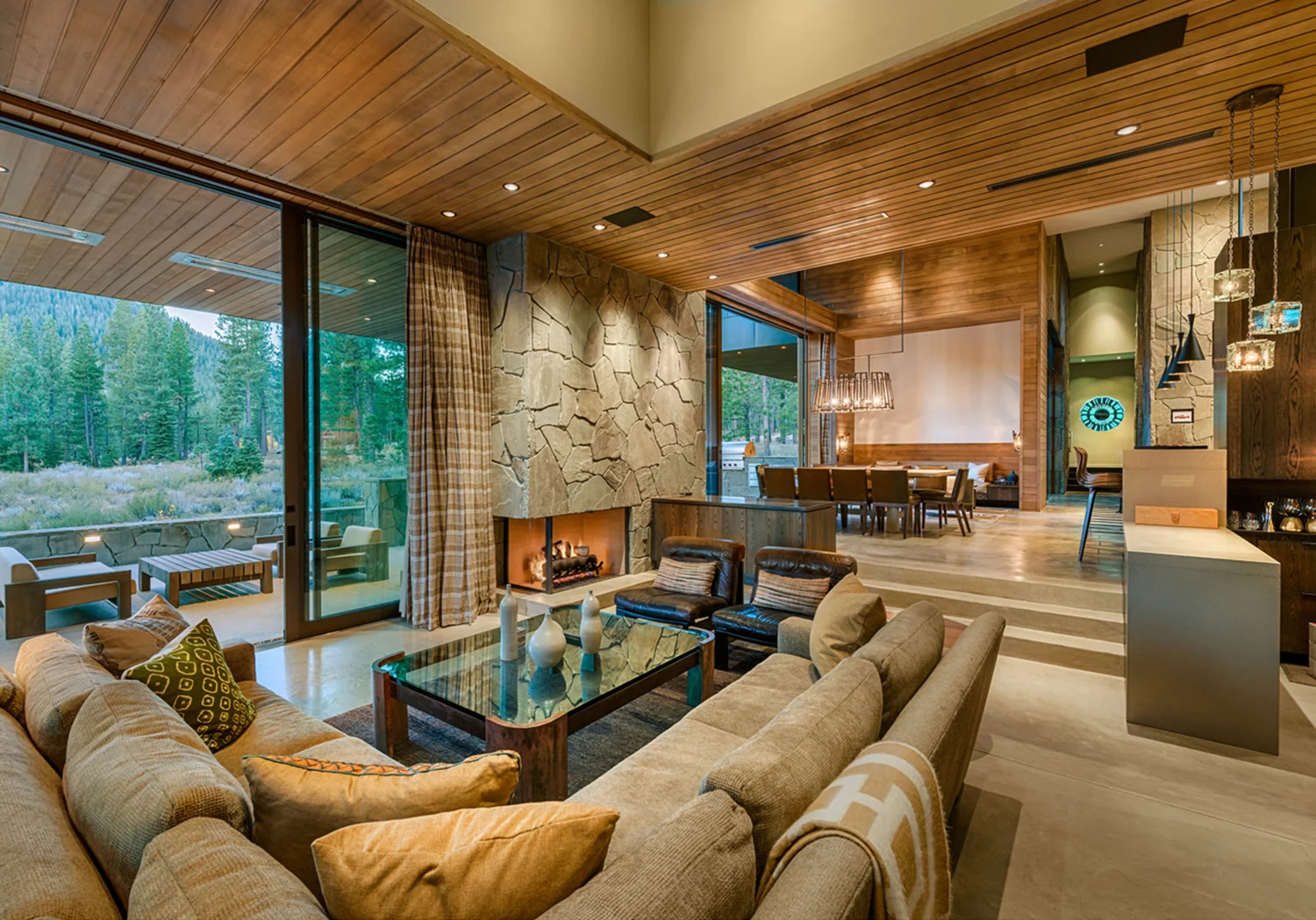 Lot 141_Master Bedroom_Fireplace_Metal Cladding_Wood Ceilings.jpg