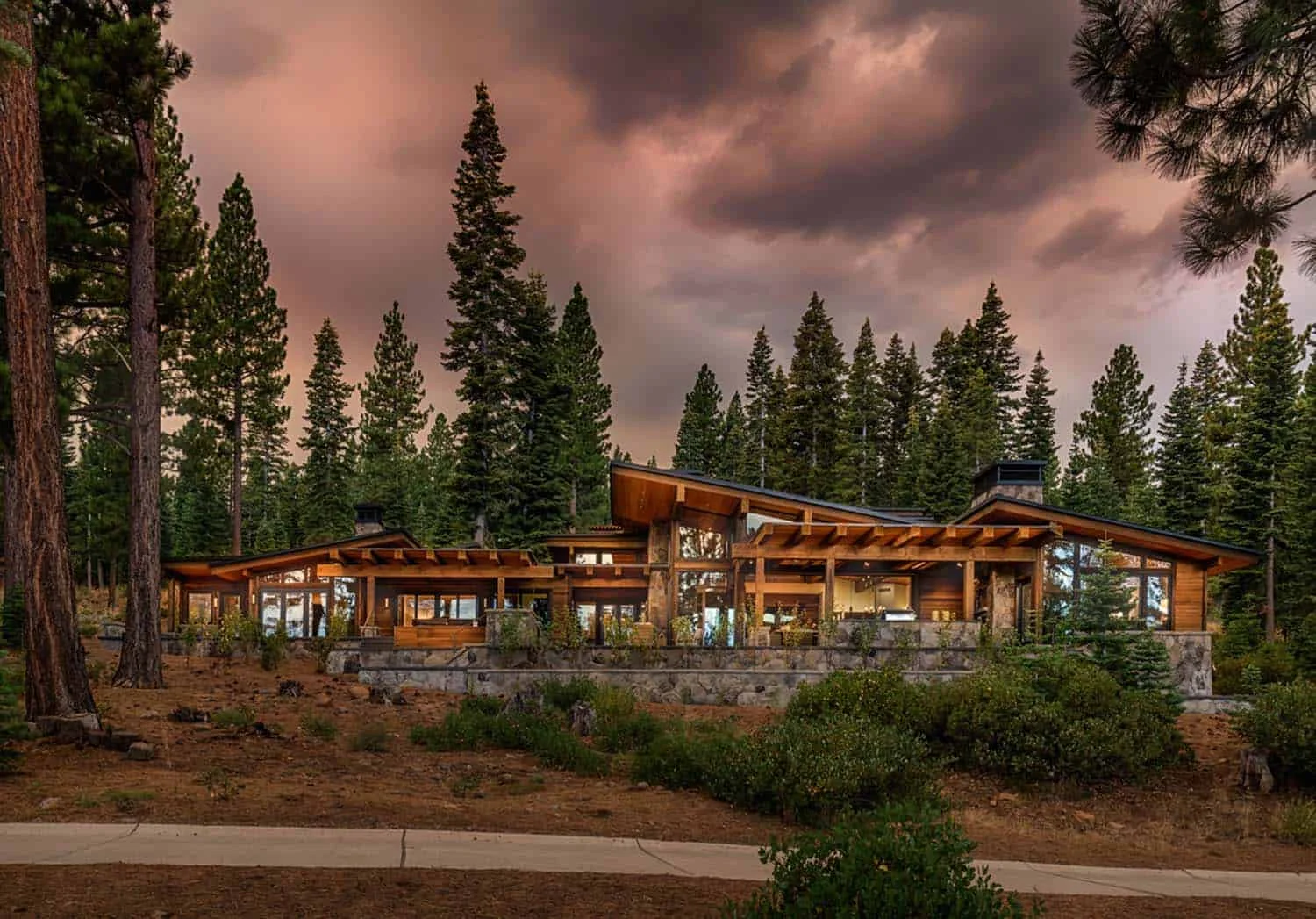 Mountain home provides a serene living environment in Martis Camp