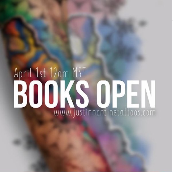 Books Open APRIL 1st!!