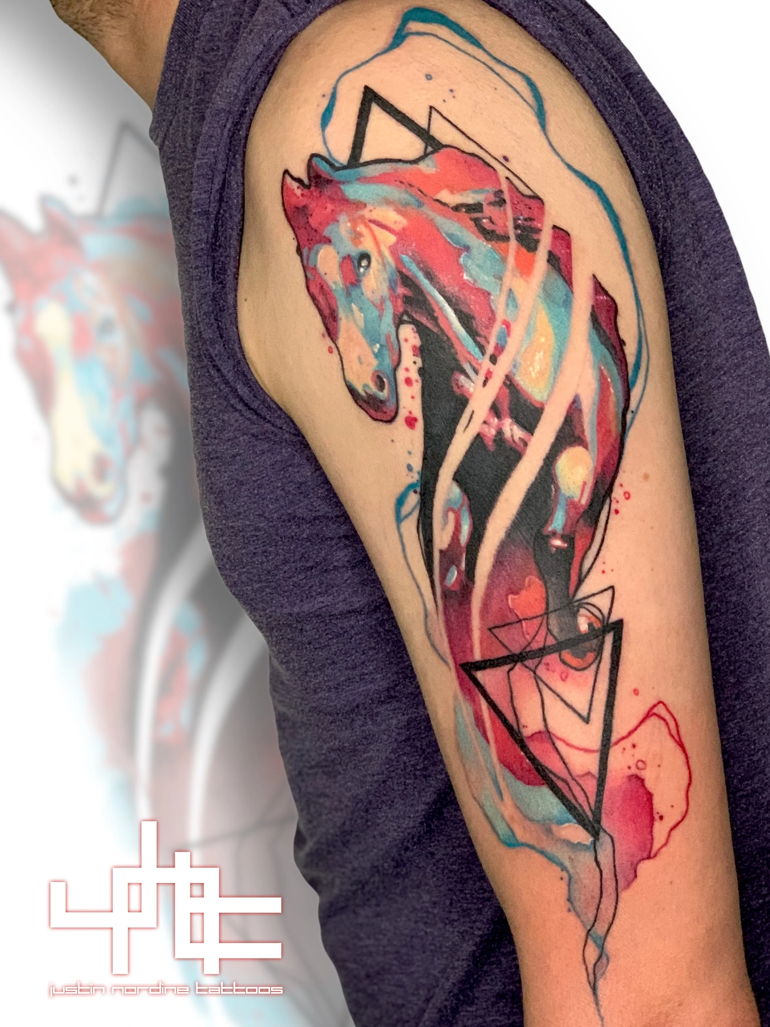 Colorful Pricks Justin Nordine Tattoos - 