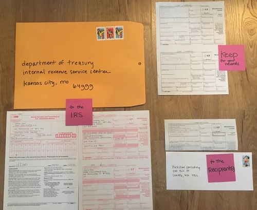How to Fill Out + Send 1099-MISC forms — SEATTLE BUSINESS APOTHECARY ...