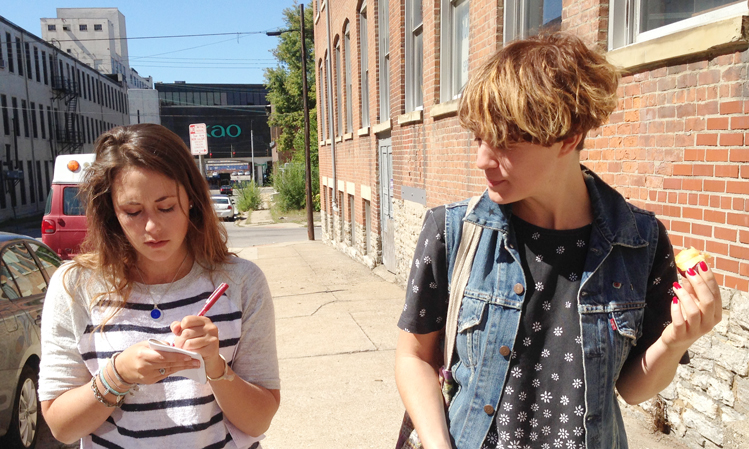 Right: Rosie Kovacs; Left: Chelsea Amsley, People's Liberty Resident