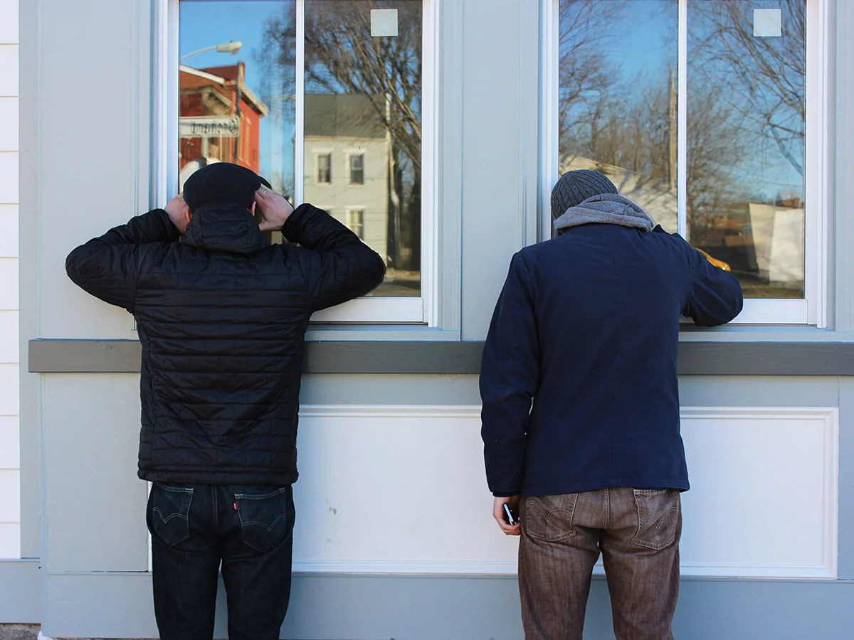 Above: Looking into affordable housing...