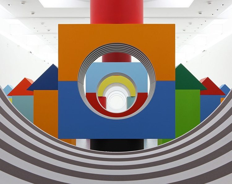 Daniel Buren – Child’s Play Exhibition, Naples