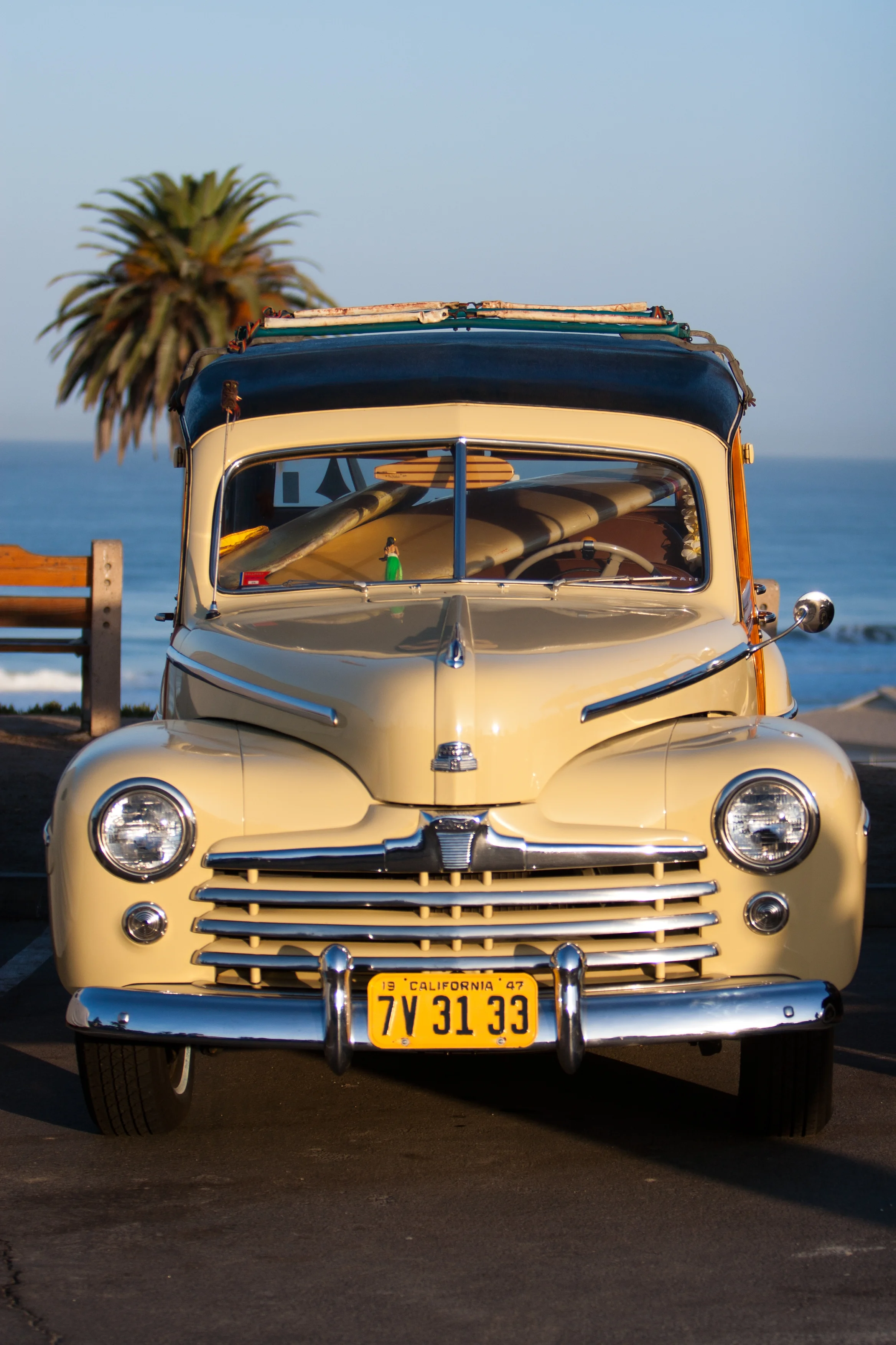 yellow woodie
