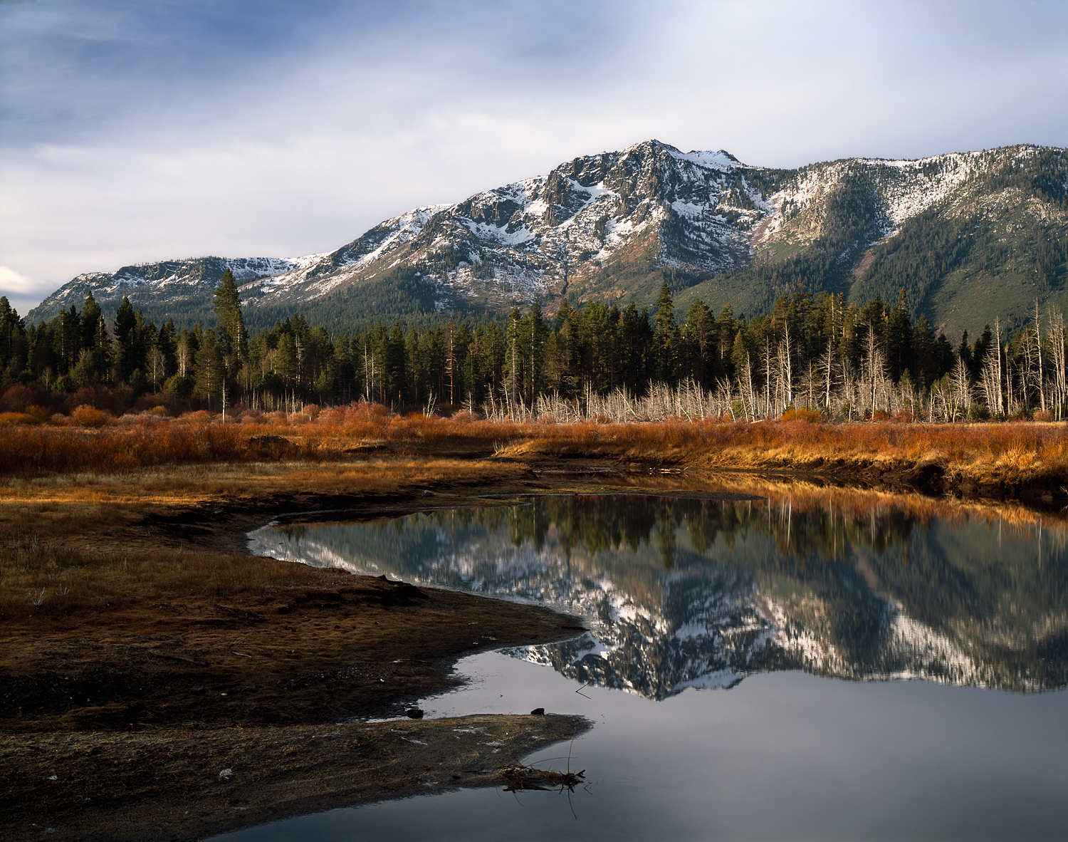 Mount Tallac Reflection, Taylor Creek, Lake Tahoe