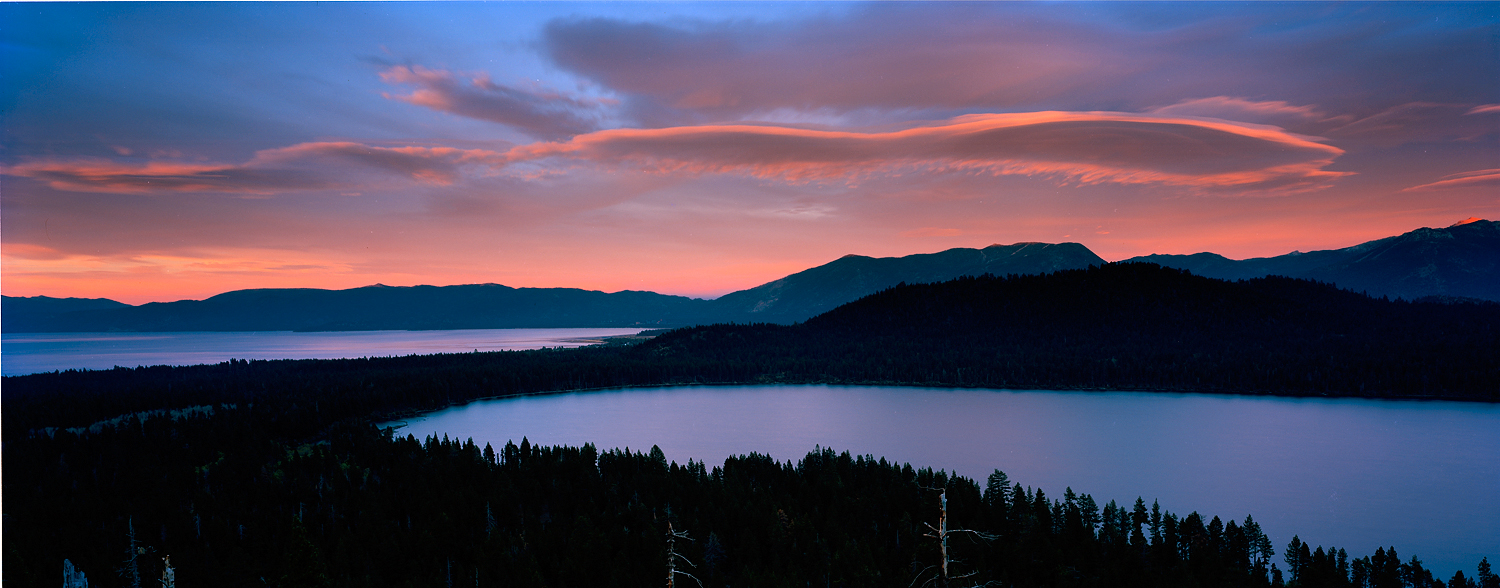 Sunset Over Fallen Leaf Lake, Lake Tahoe