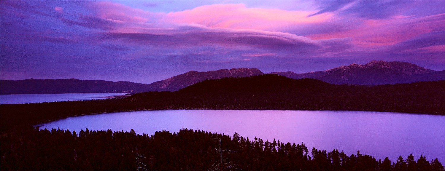 Wave Clouds Over Fallen Leaf Lake, Lake Tahoe