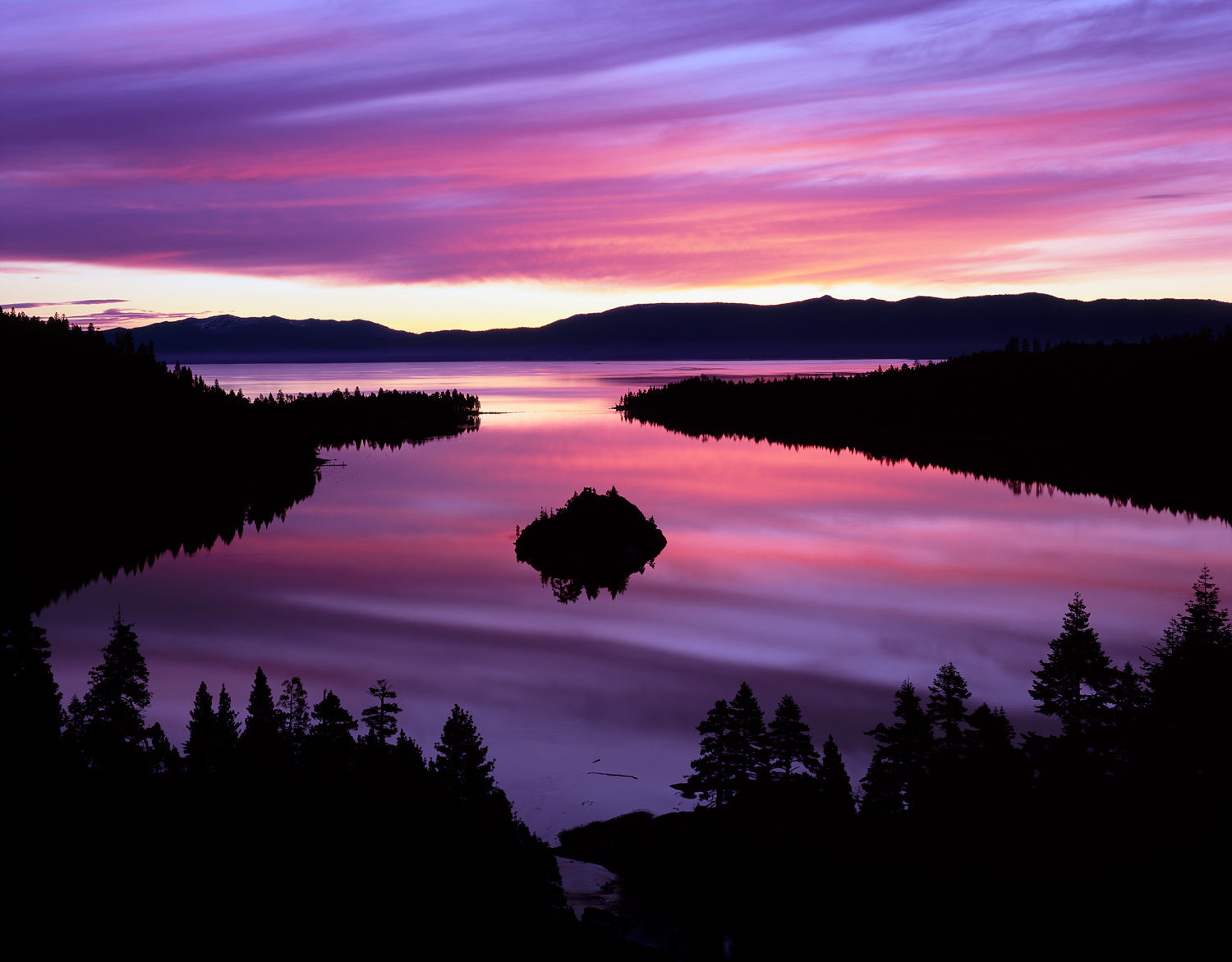 Emerald Bay Sunrise Reflection, Lake Tahoe