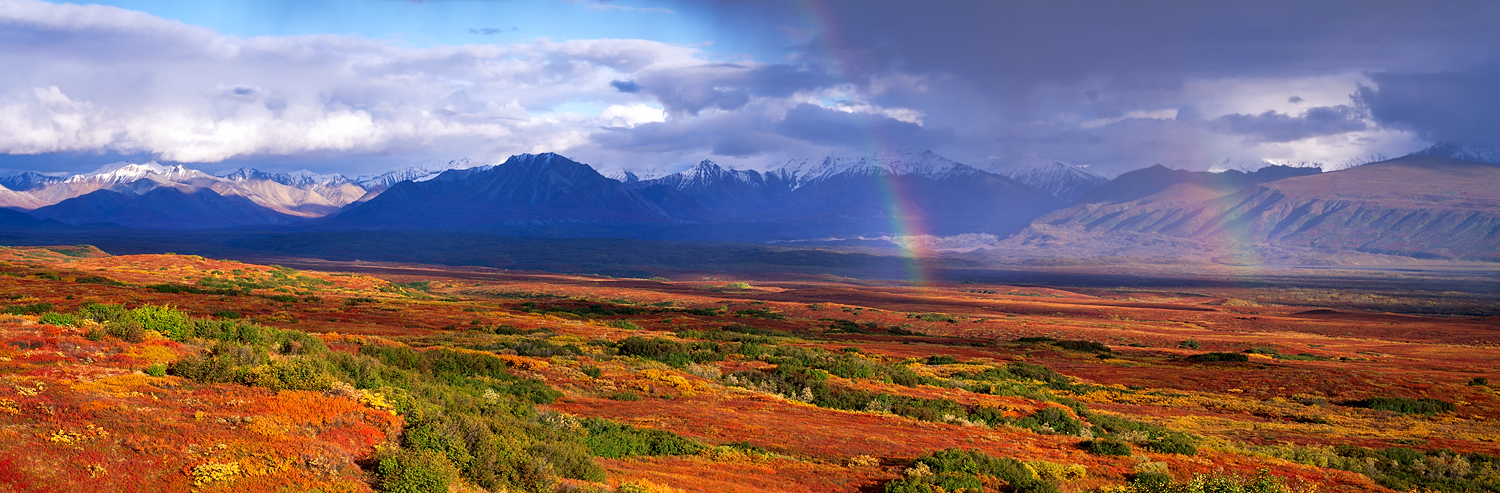 Double Rainbow Panorama, Denali