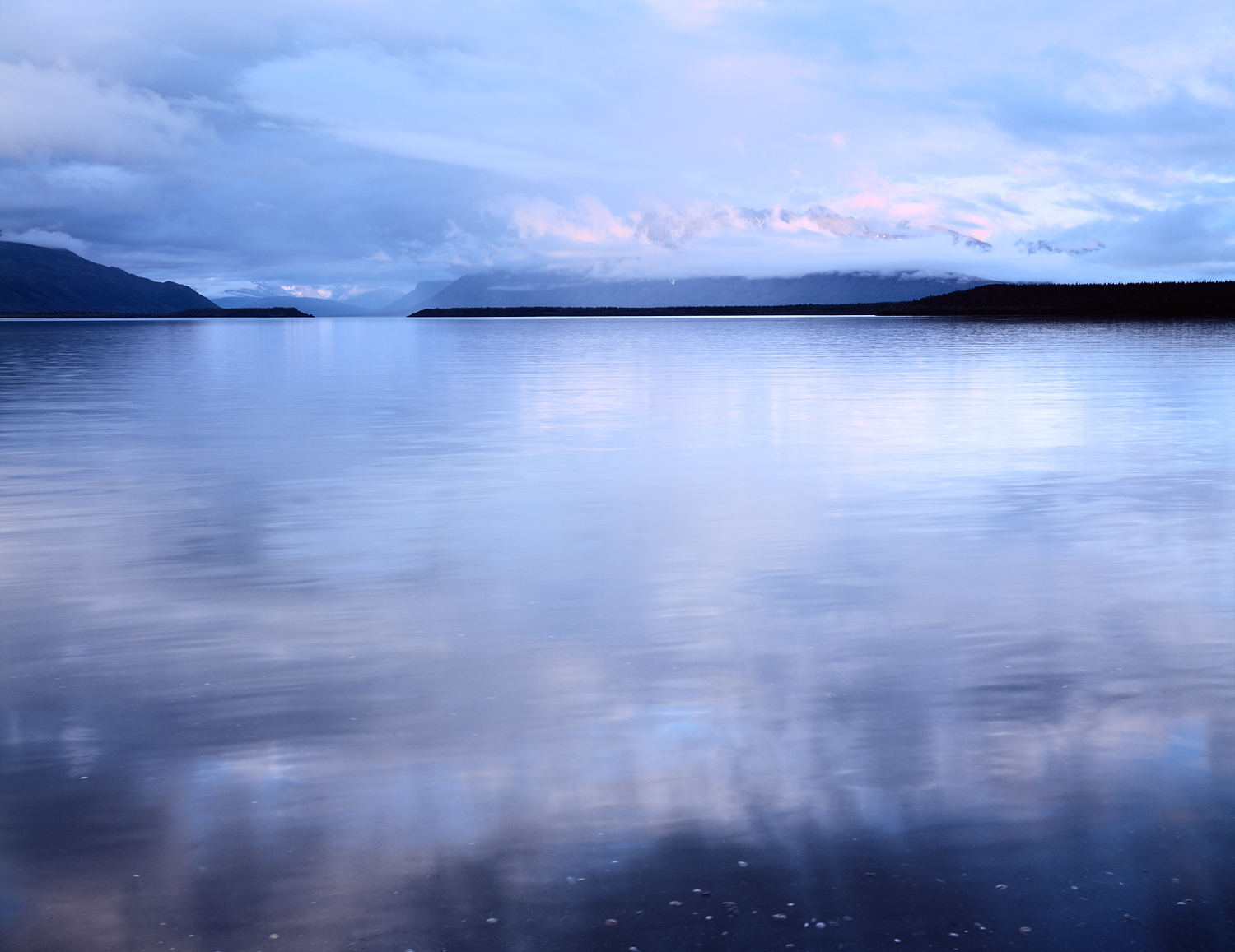Cloudy Reflections, Katmai, Alaska