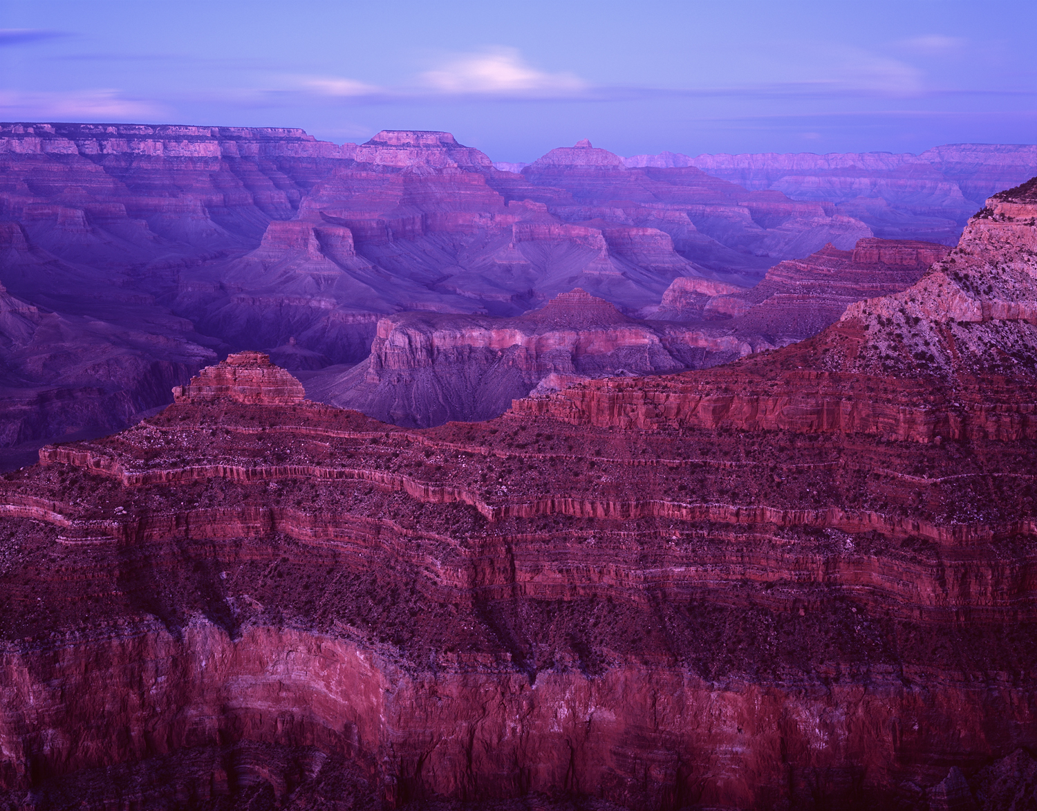 Twilight Illumination, Grand Canyon, Arizona