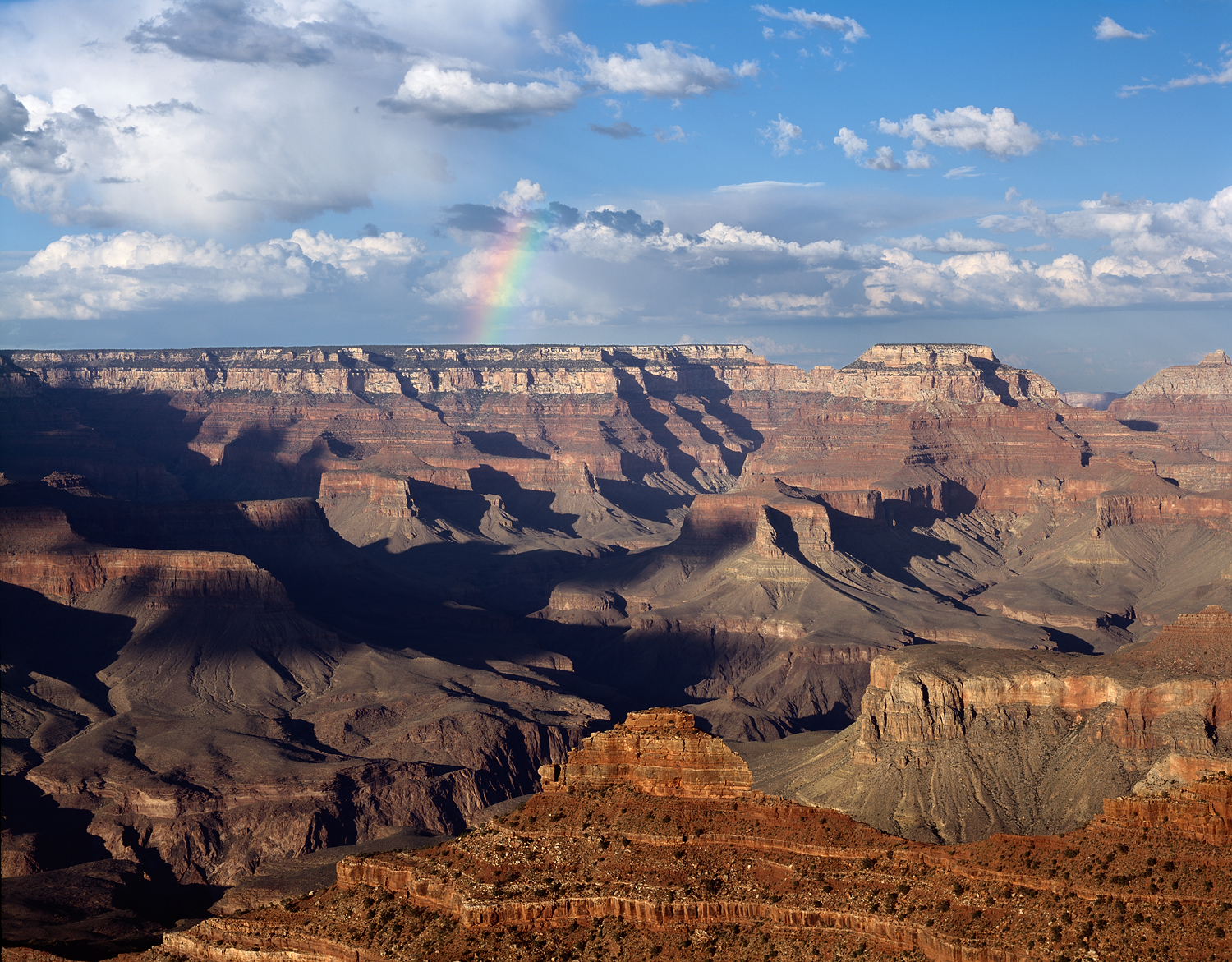 Rainbow Over Grand Canyon, Arizona