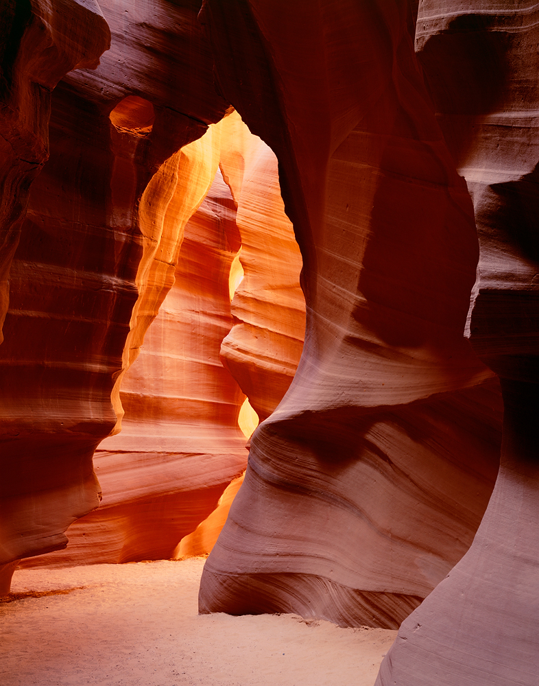 Sandstone Cathedral, Antelope Canyon , Page, Arizona