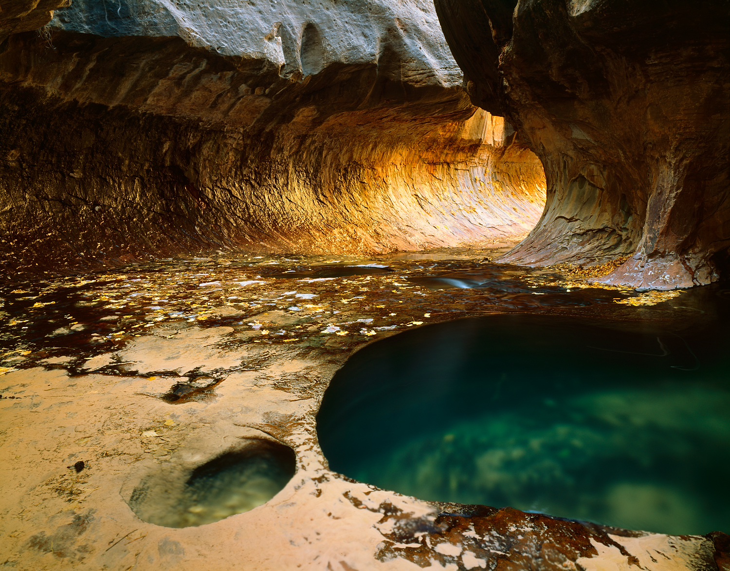 The Subway and Pool, Zion National Park, Utah