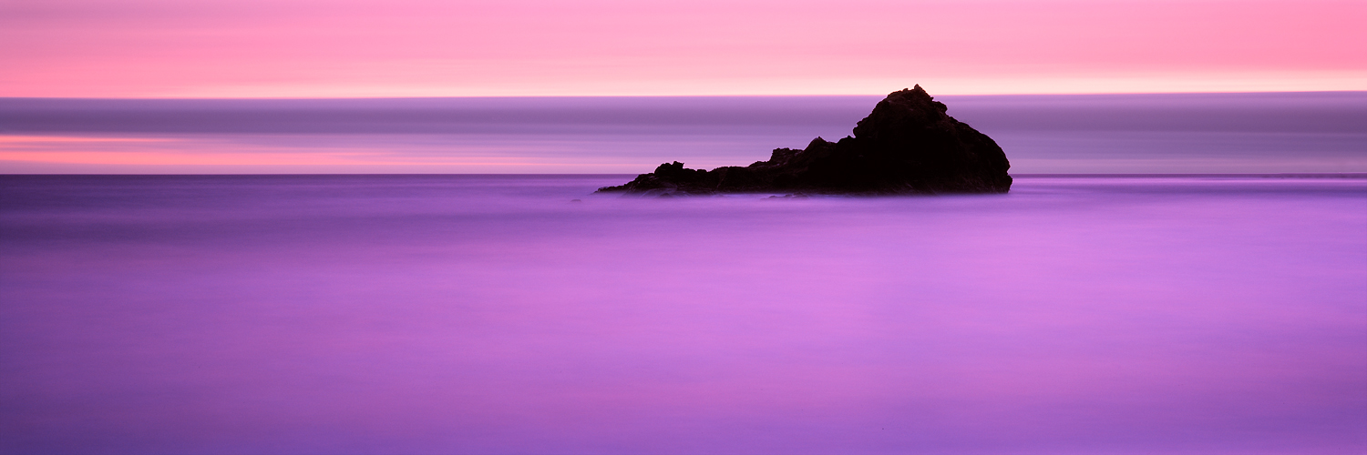 Pastel Ocean Panorama, Pfeiffer State Beach, Big Sur, California