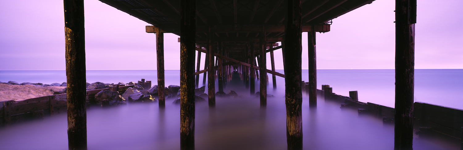 Purple Tide, Newport Beach Pier, California