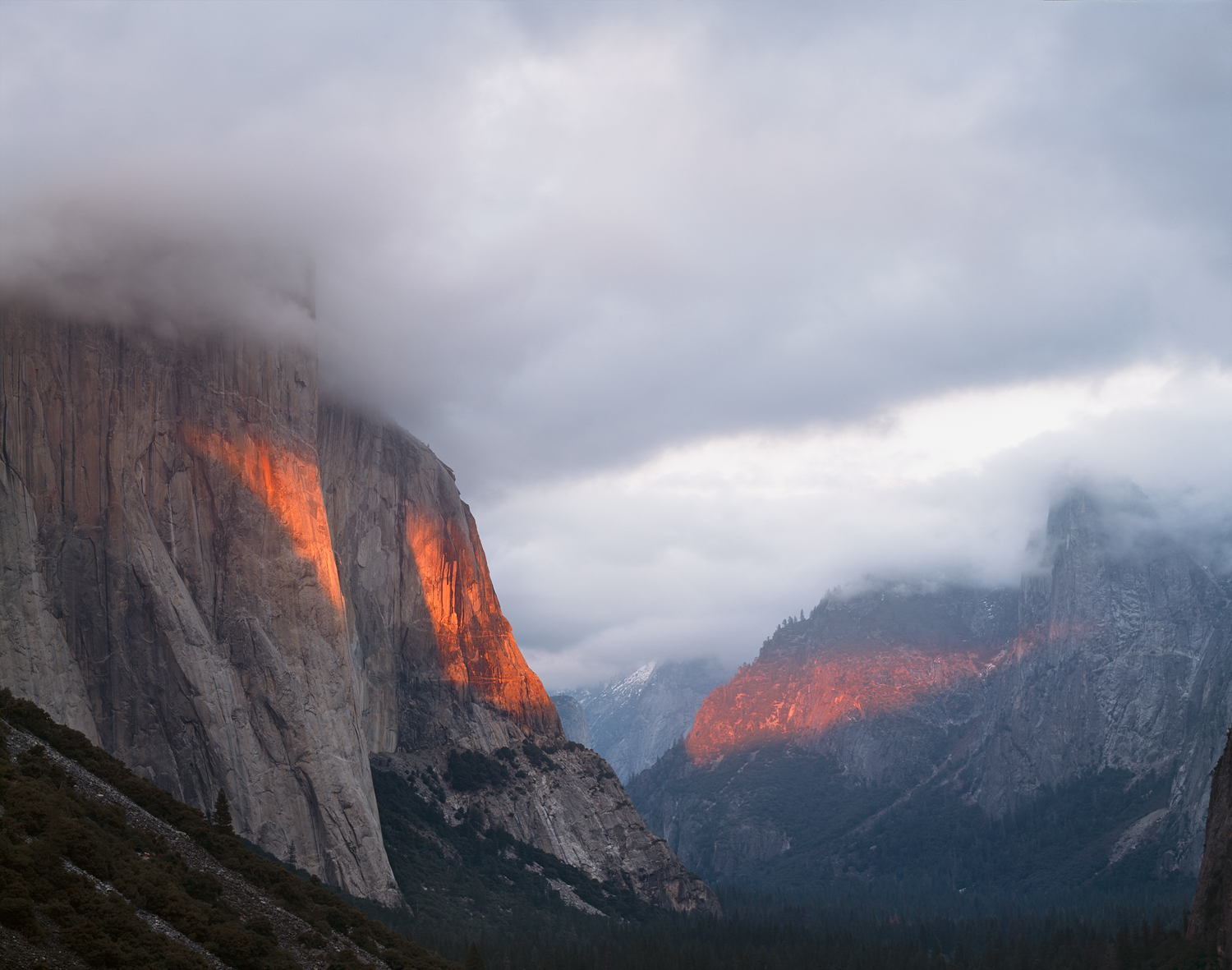 Storm Light, Tunnel View, Yosemite Valley