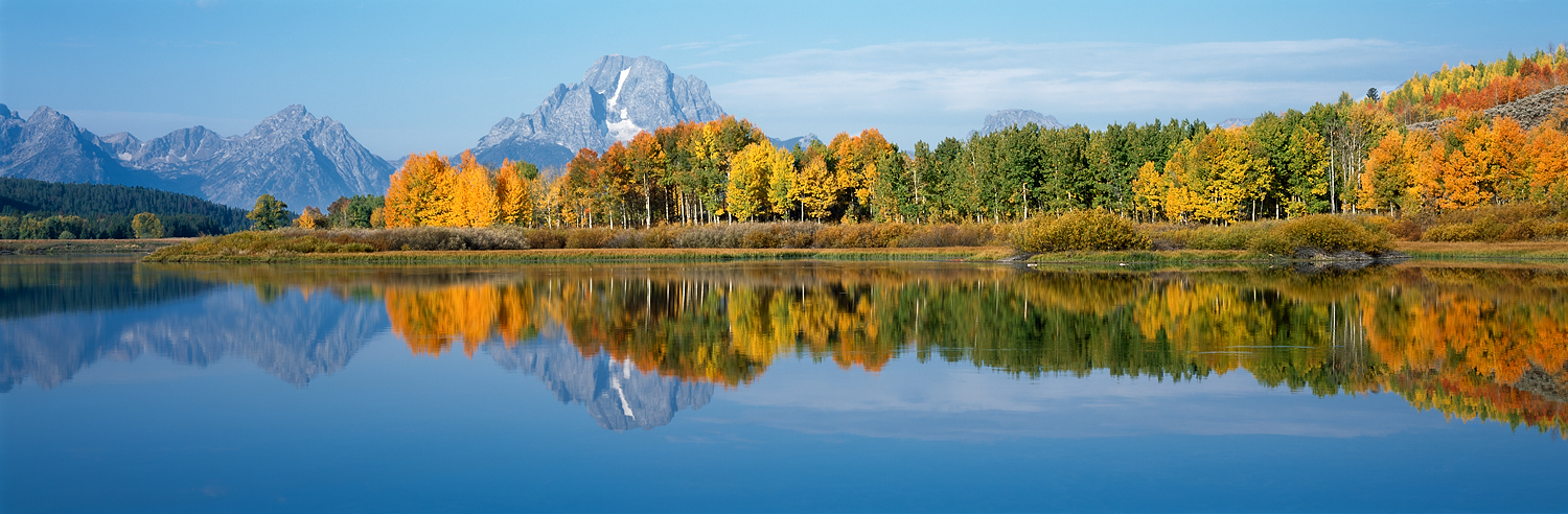 Oxbow Bend, Fall Reflection Panorama