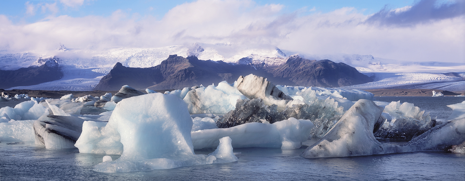 Iceberg Jam Panorama