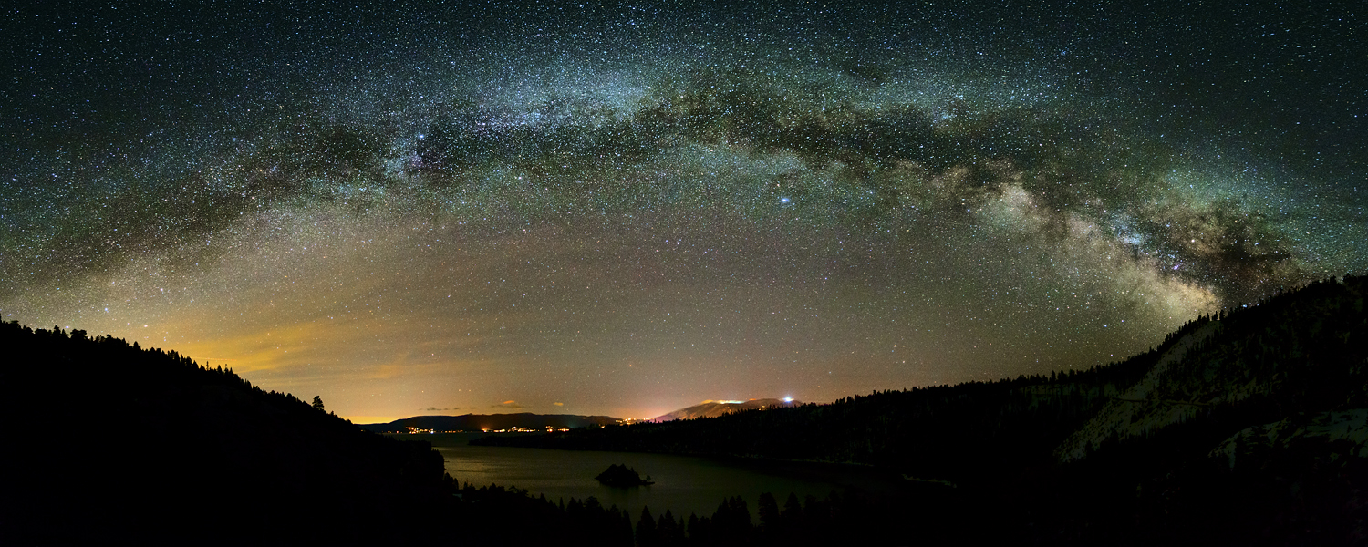 Milkyway Over Emerald Bay, Lake Tahoe