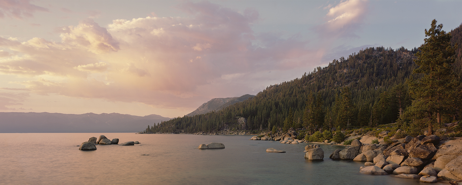 Sunset Panorama, East Shore, Lake Tahoe