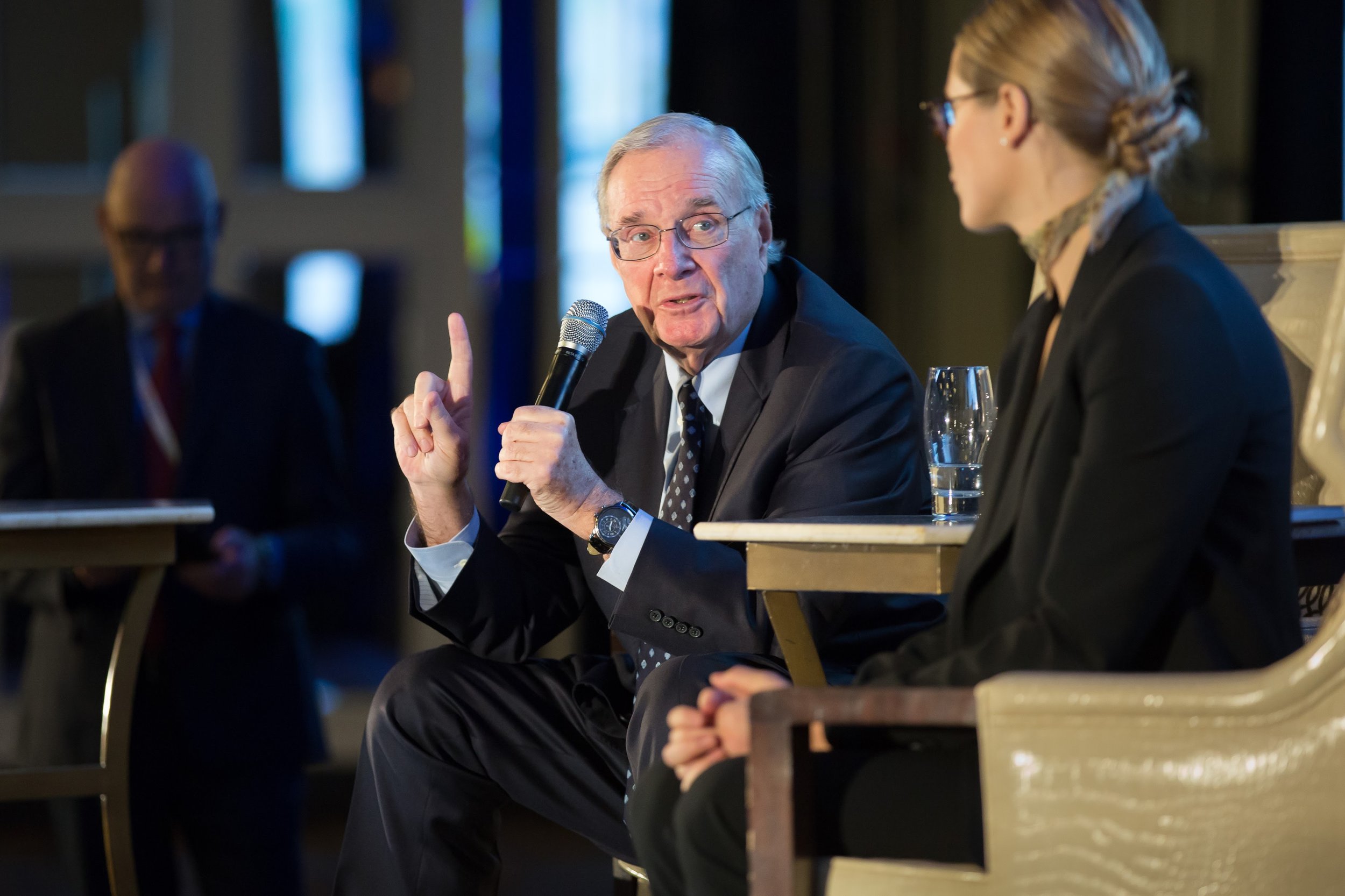 The Right Honourable Paul Martin and Chloe Mills - CAPHC Conference Keynote Presentation. Photo: Dufour/Egan