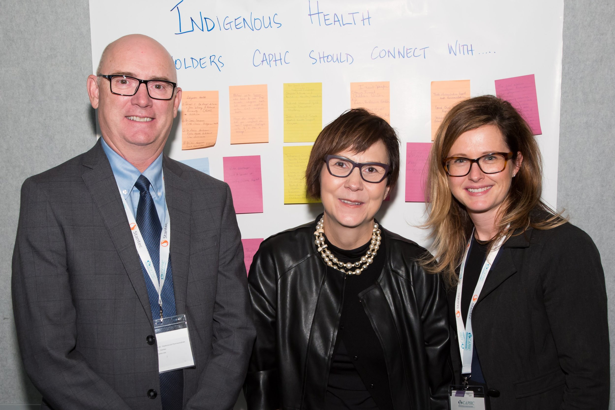 Dr. Peter Fitzgerald, Dr. Cindy Blackstock, and Emily Gruenwoldt - Photo: Dufour/Egan