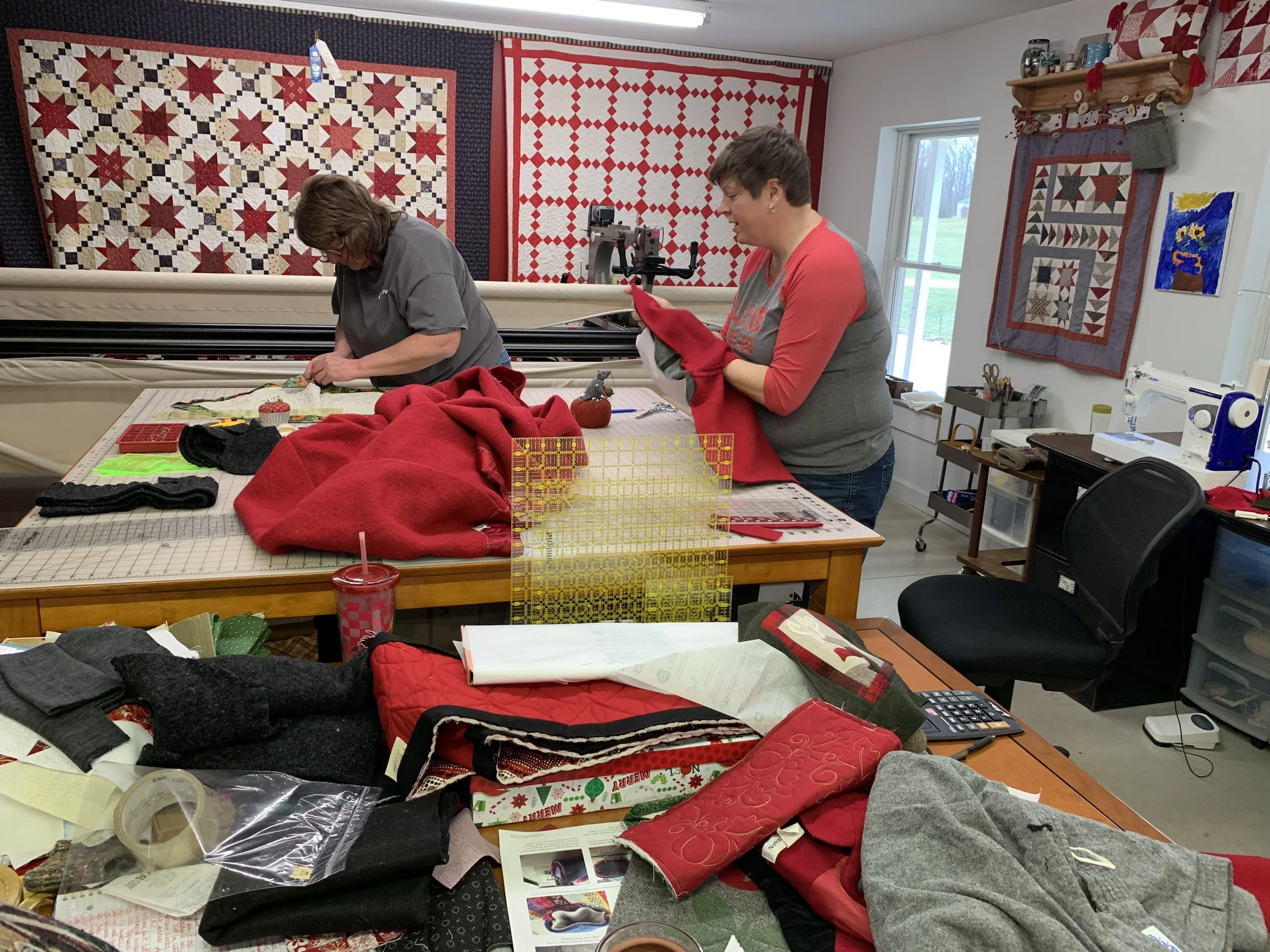 Inside the quilt studio